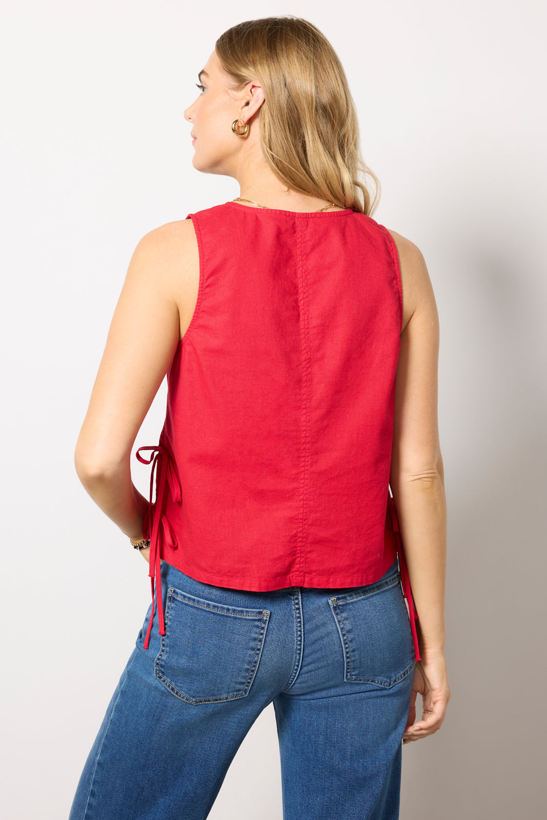 Gio Little Linen V Neck