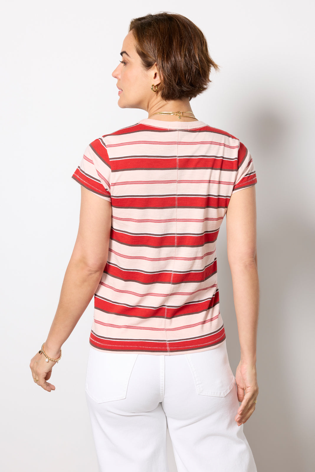 The Slub Stripe Tee