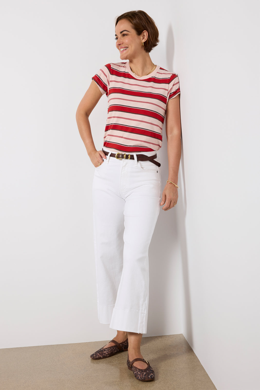 The Slub Stripe Tee