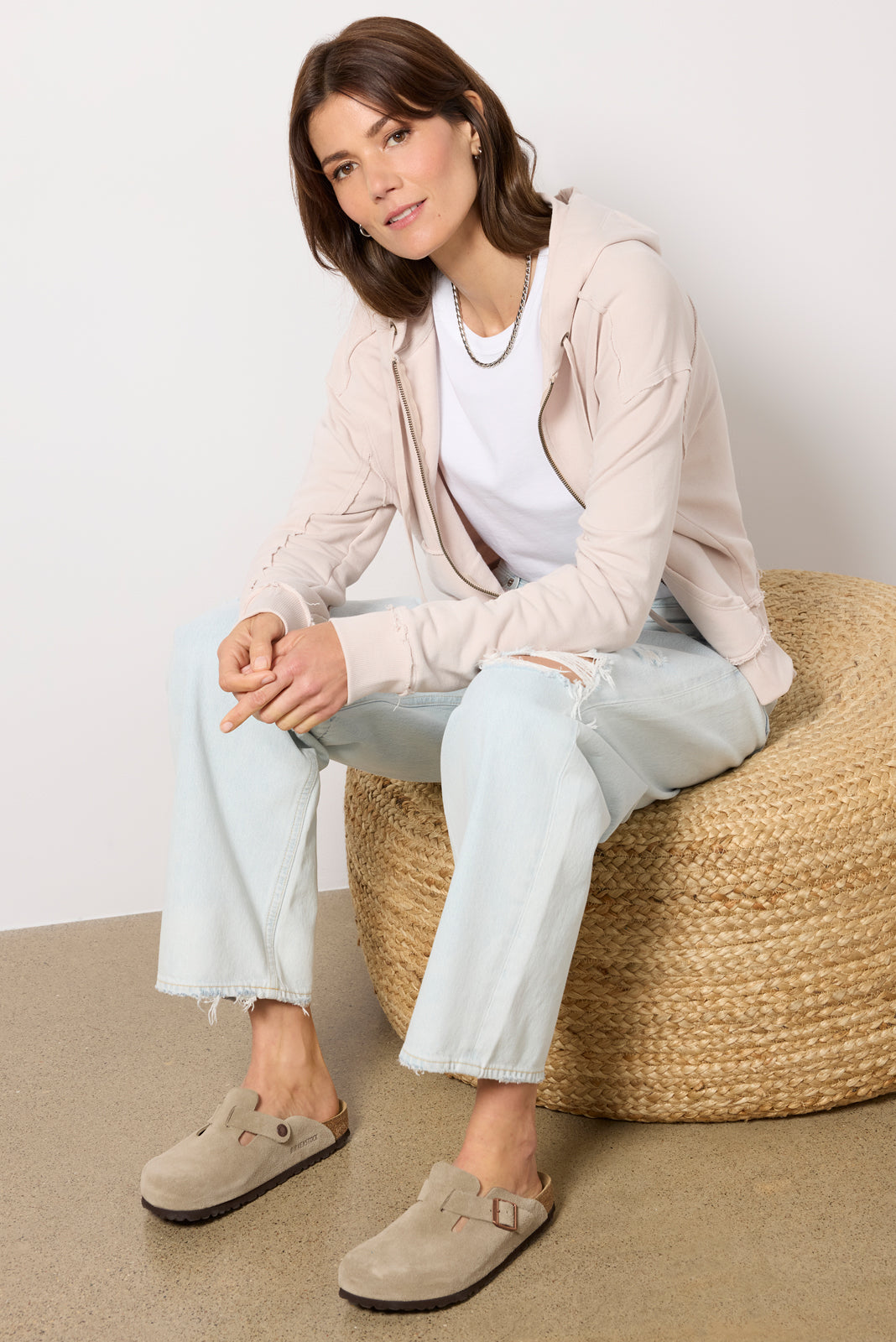 Jillian Zip Up Hoodie Sweatshirt