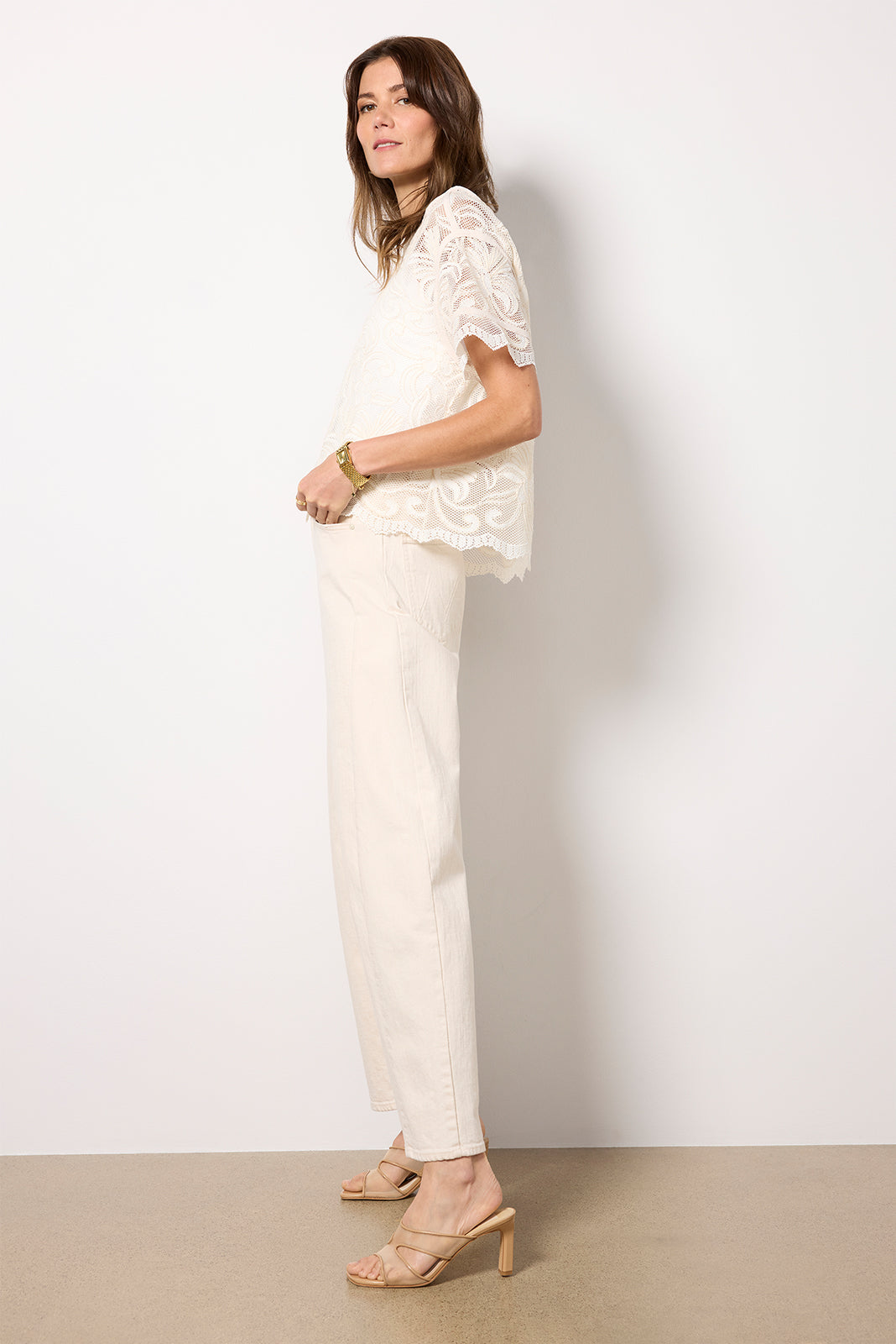 Lily Lace Dolman Sleeve Tee