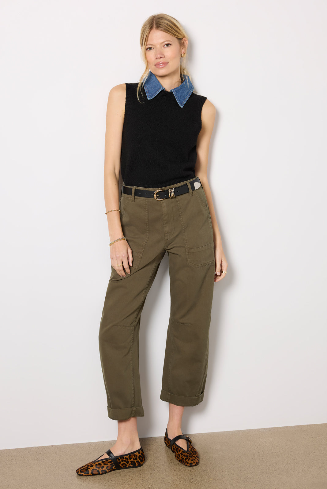 Ellie Knit Collared Tank