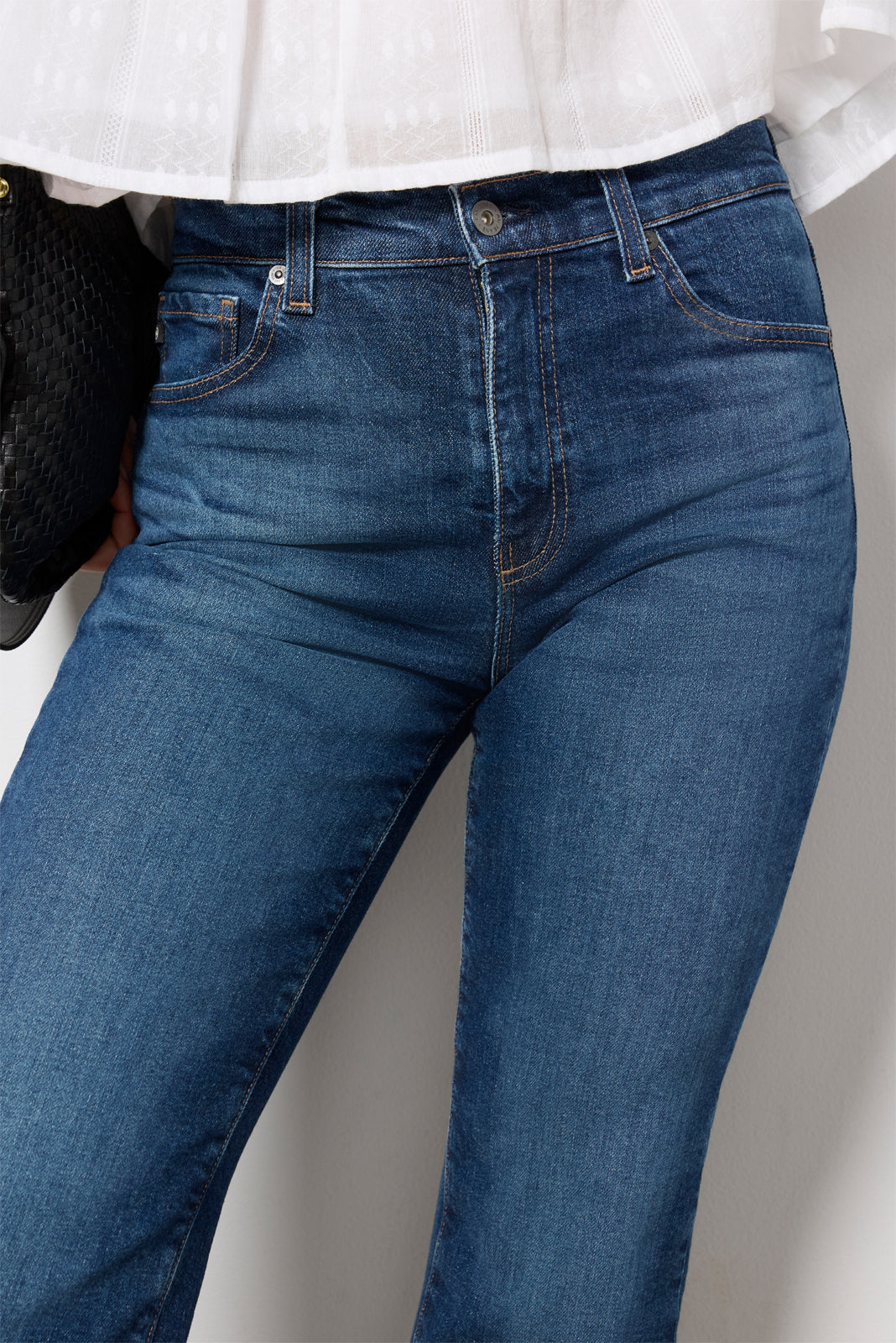 Brinley w Release Hem Straight Jean