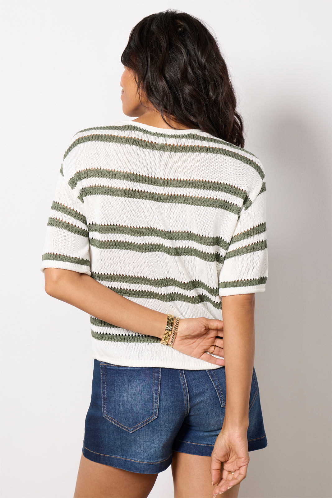 Prado Striped Sweater Tee