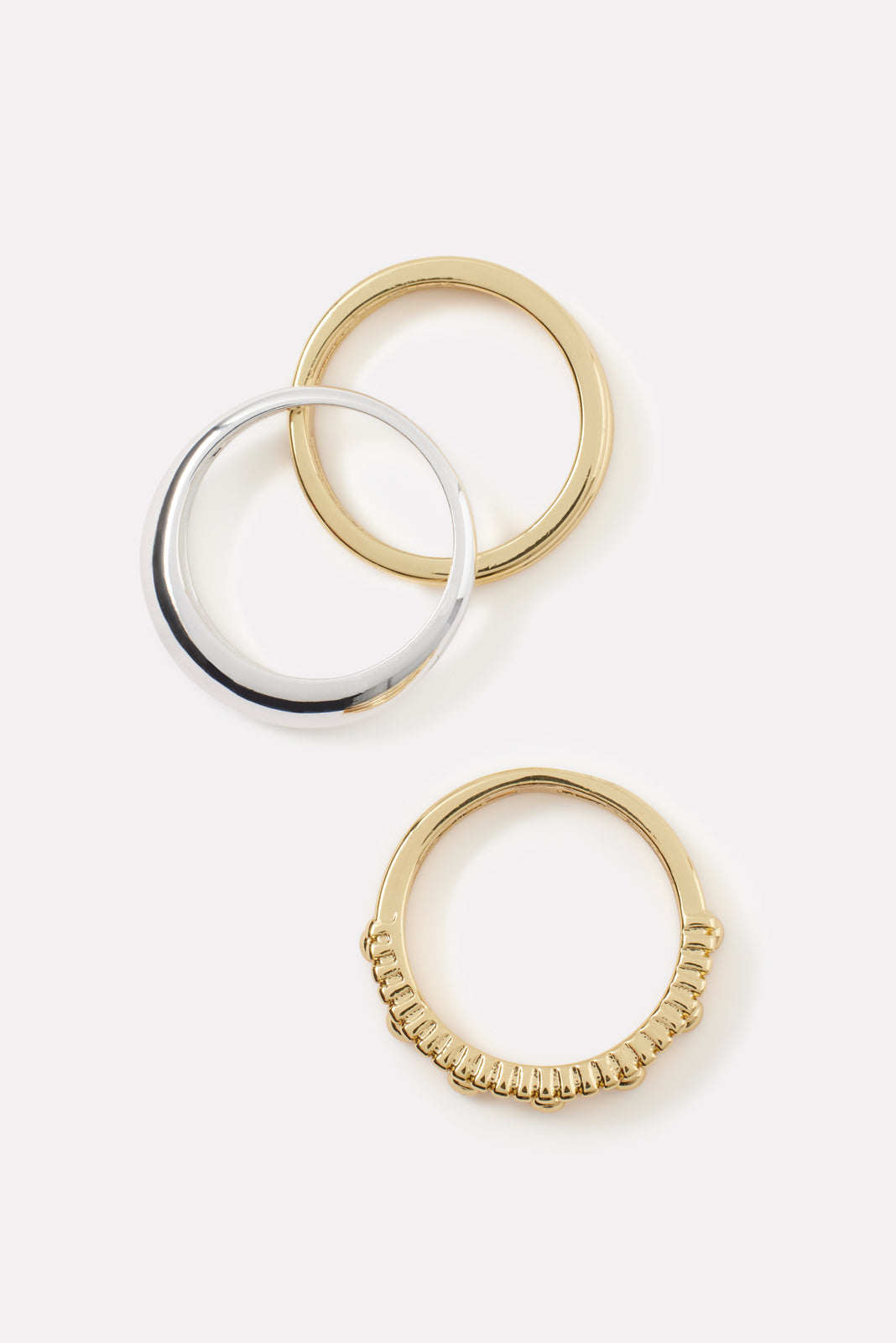 Ventura Two Tone Ring Set