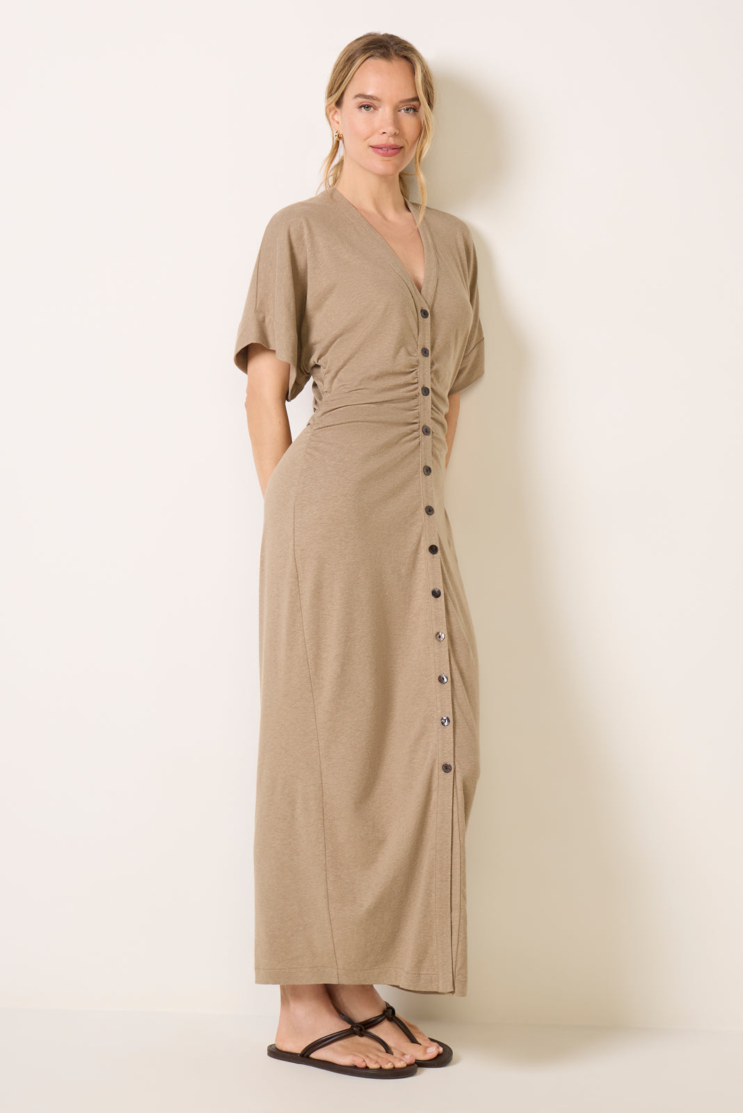 Cotton Hemp Maxi Dress Cotton Hemp Maxi Dress