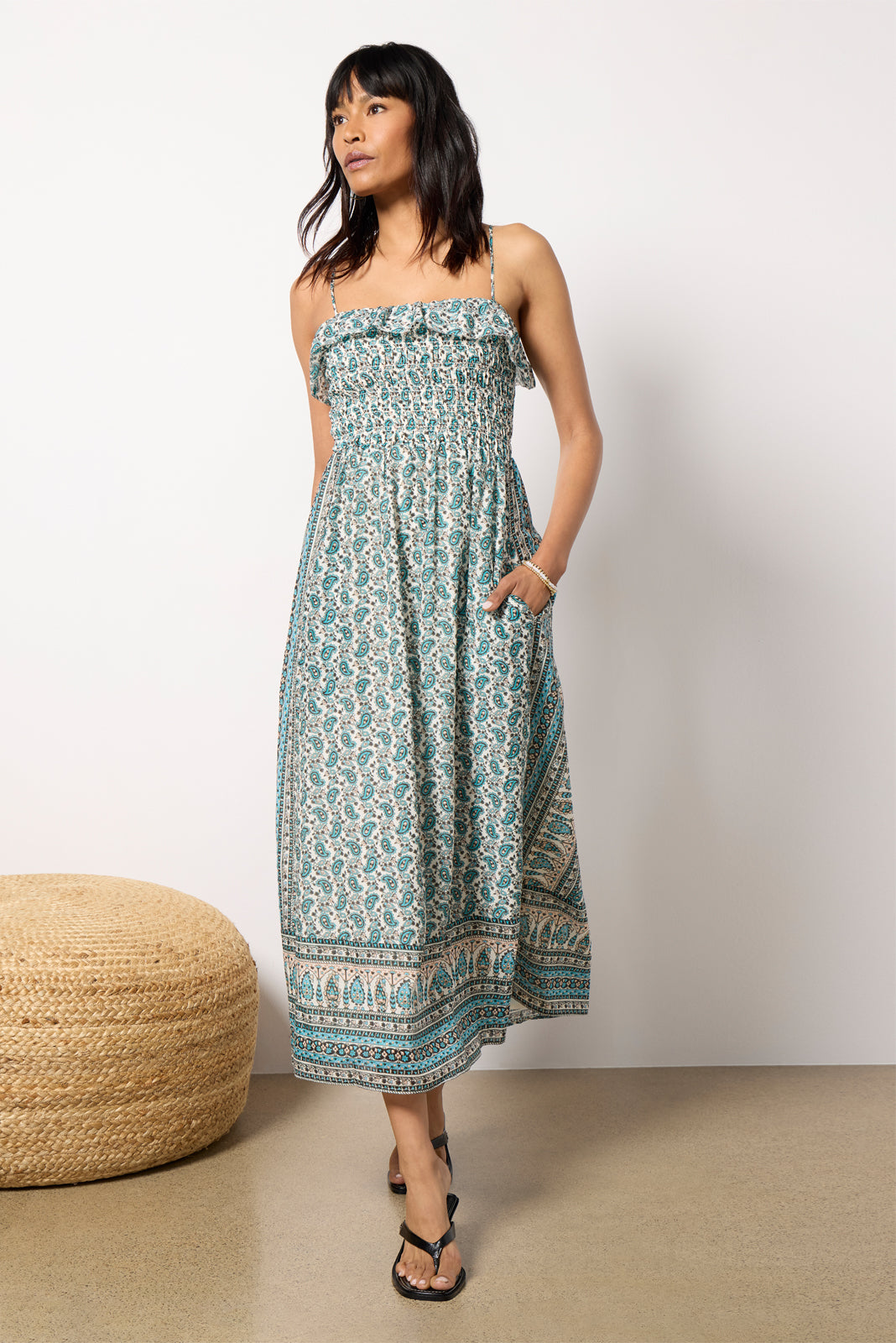 knee length dresses for ladies Xirena - Xirena Dayton Dress in Sugar Poppy M main image 0