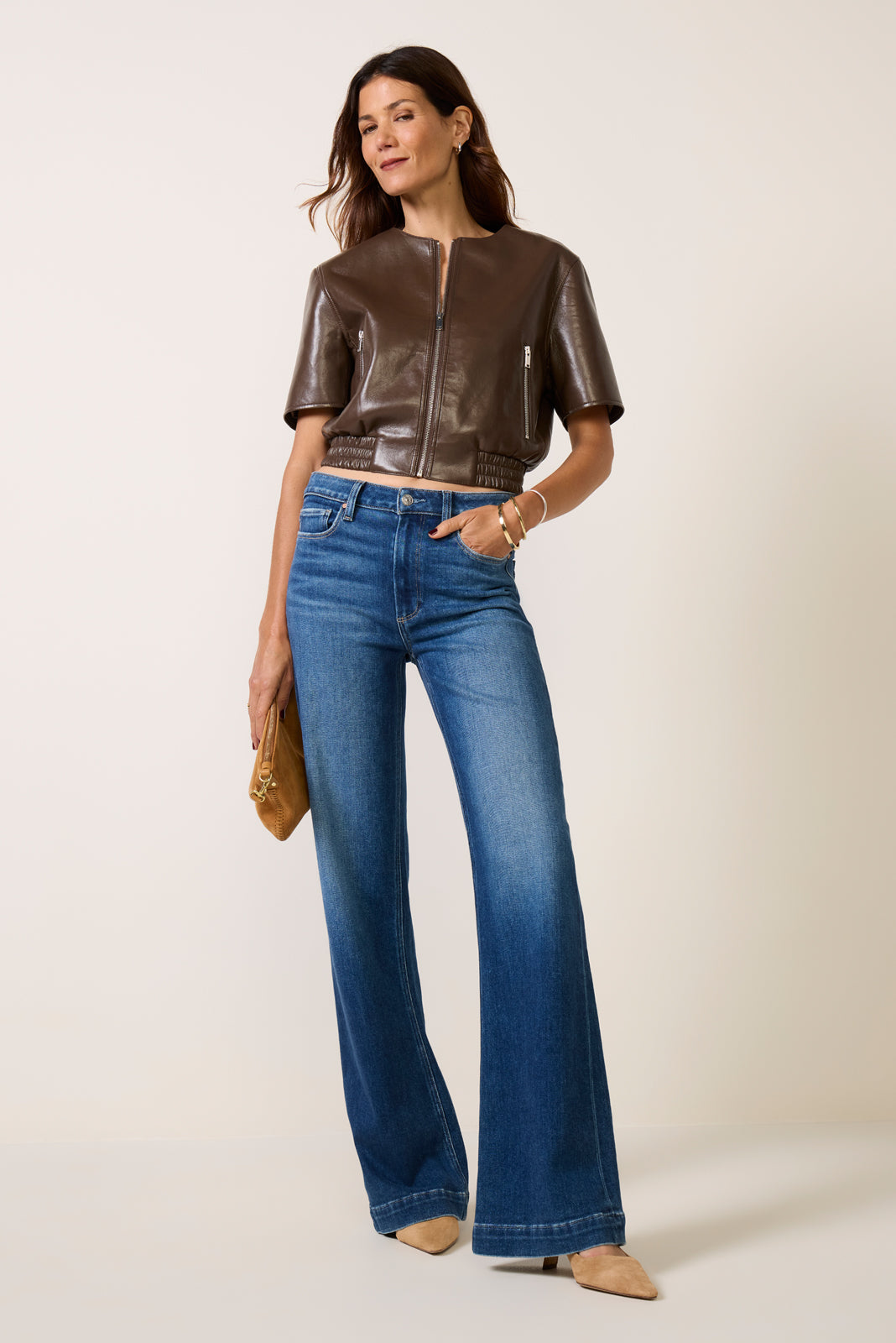 Leenah 32` Wide Leg Jean