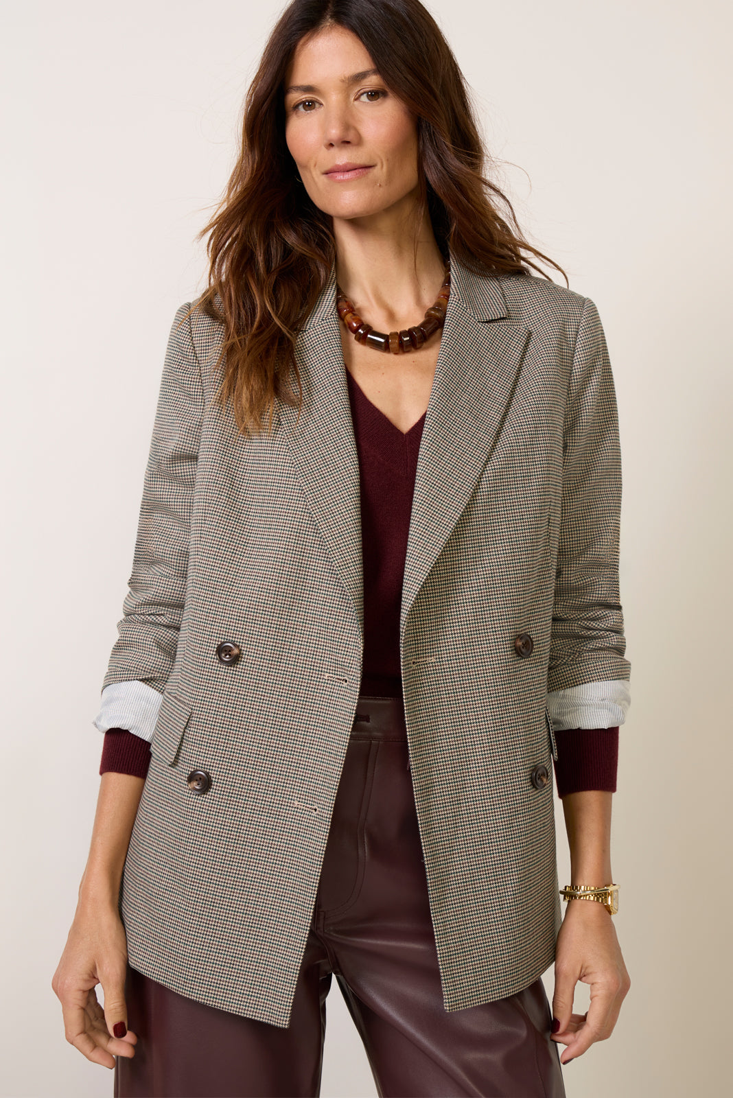 Fern Plaid Blazer