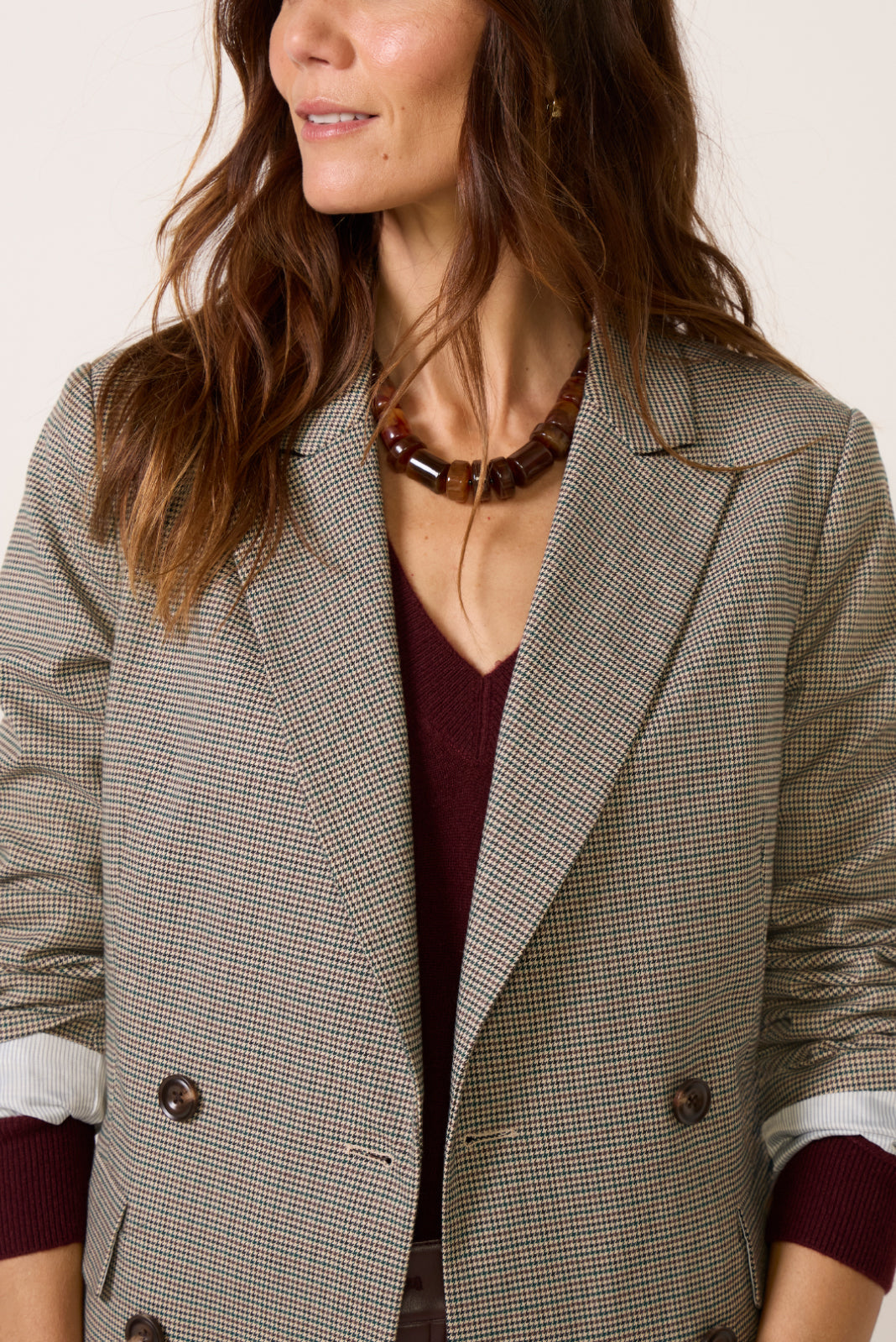 Fern Plaid Blazer