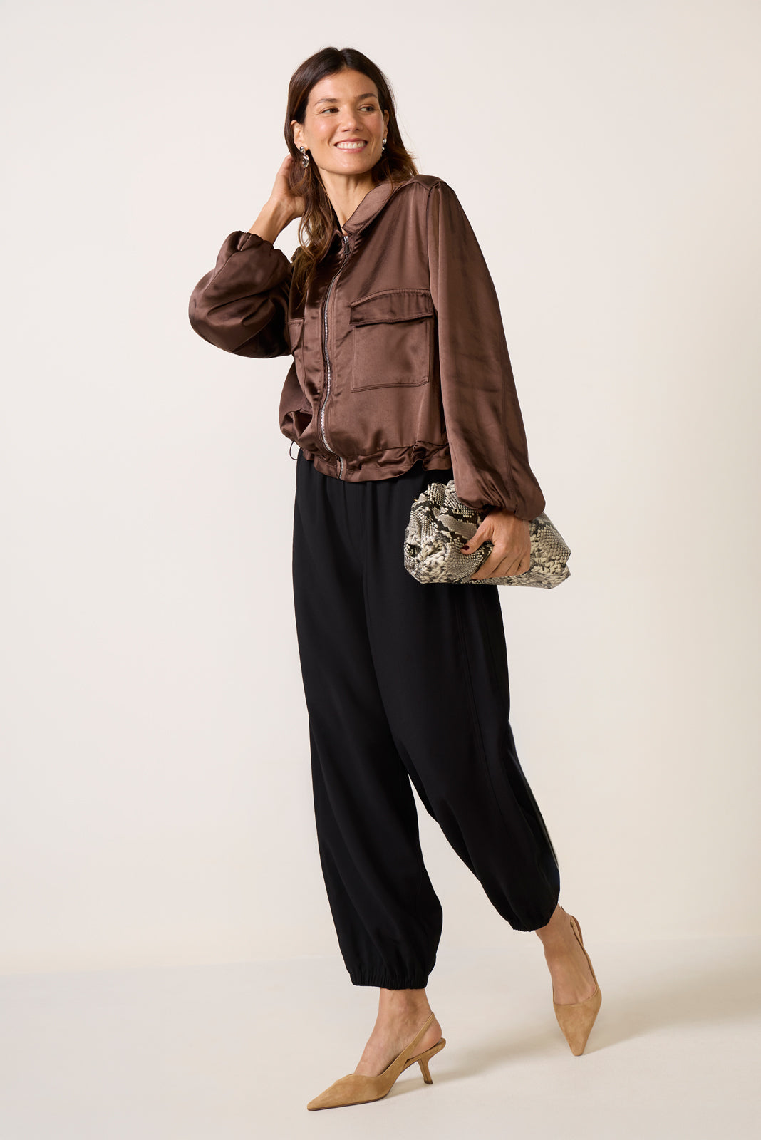 Flor Satin Jacket