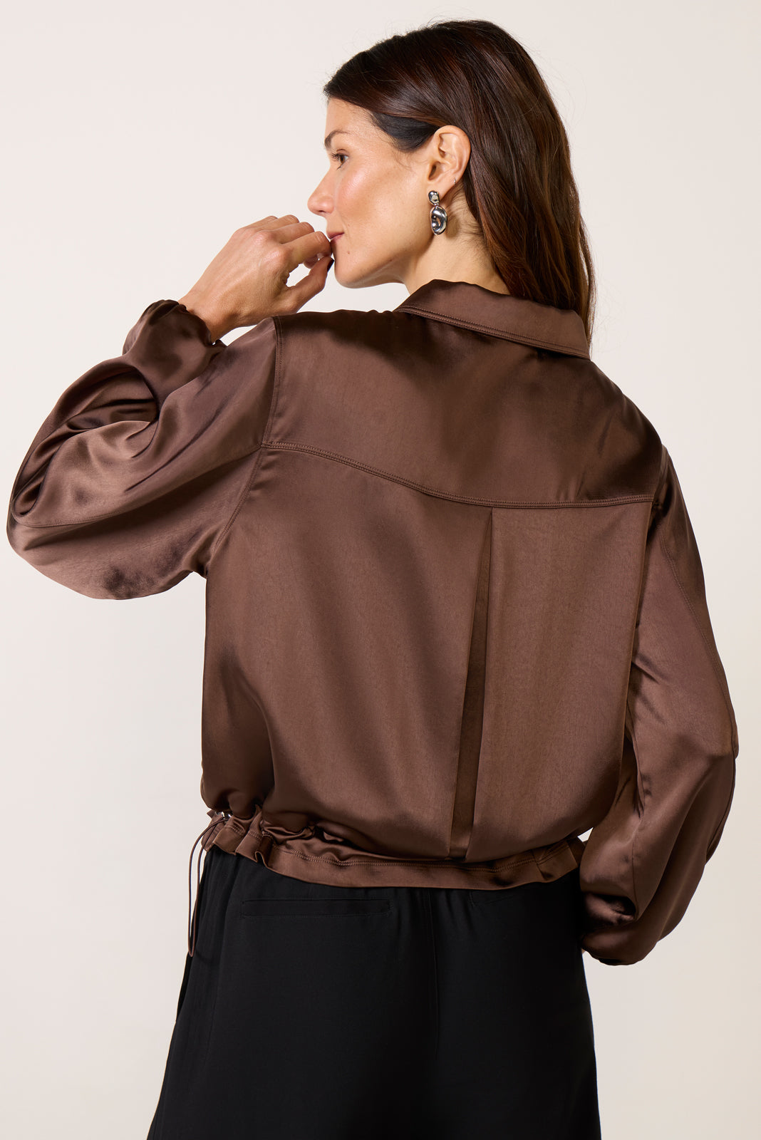 Flor Satin Jacket