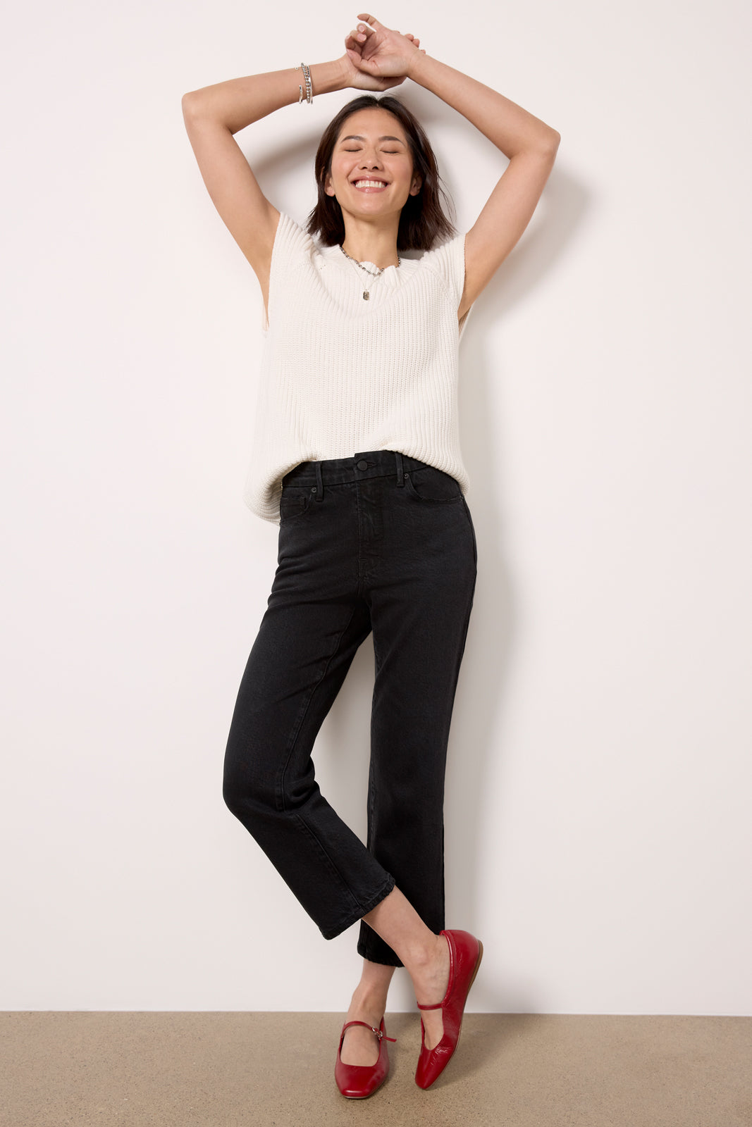 Black Jeans Good American Good Straight Good Legs Straight Jeans