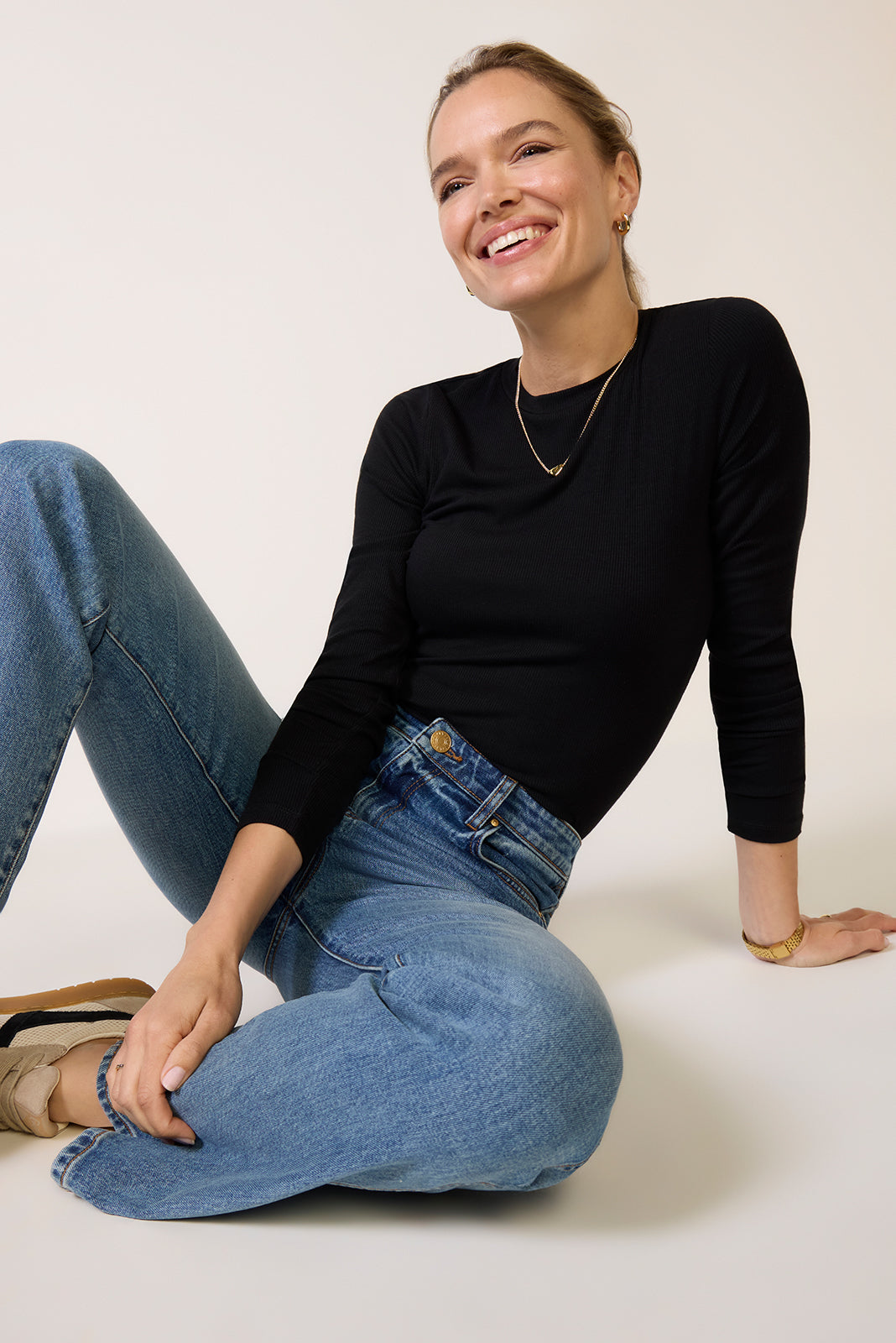 Rilo Rib Long Sleeve Top