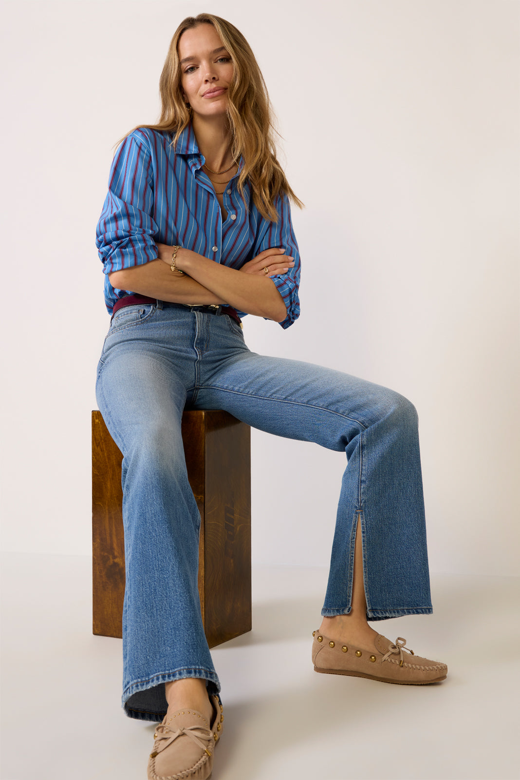 Frankie Stripe Button Down