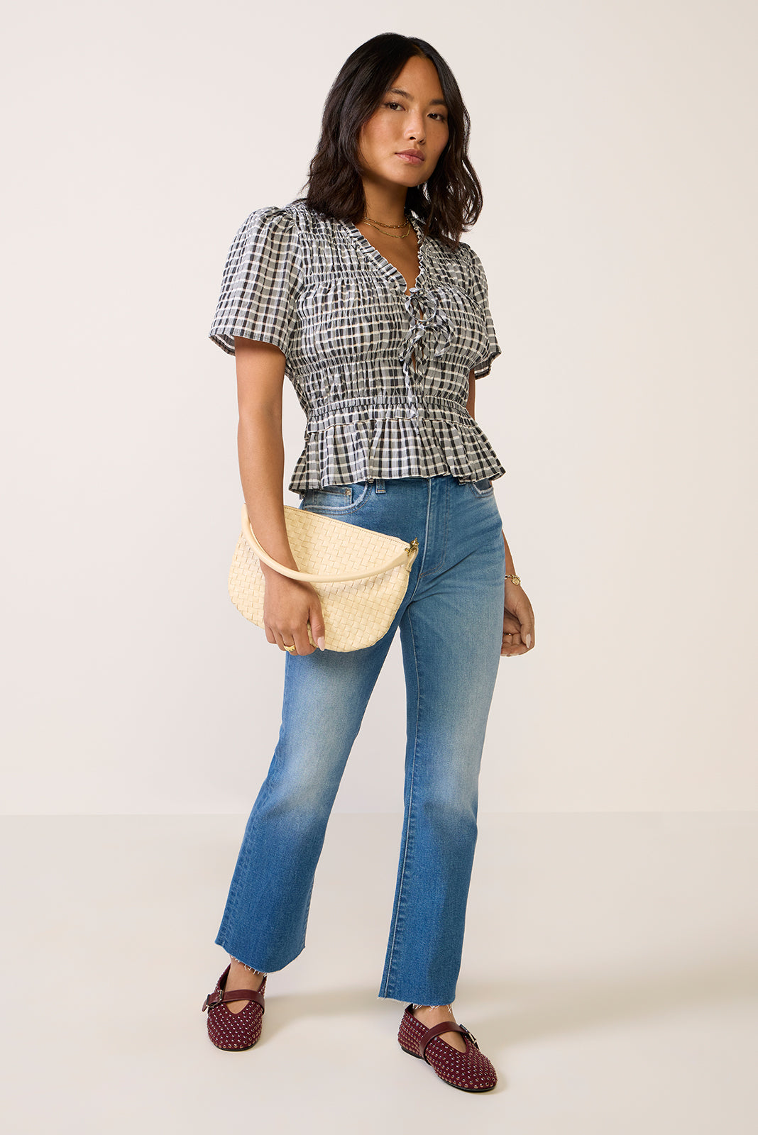 Petite Curvy Best Petite Bootcut Jeans InstaStretch® Luscious