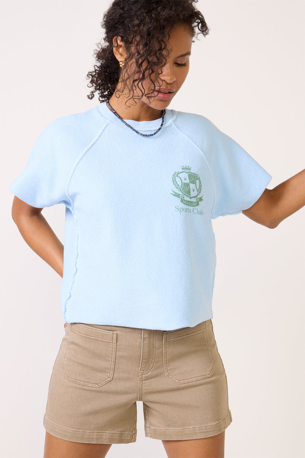 Sports Club Cut Off Sweatshirt