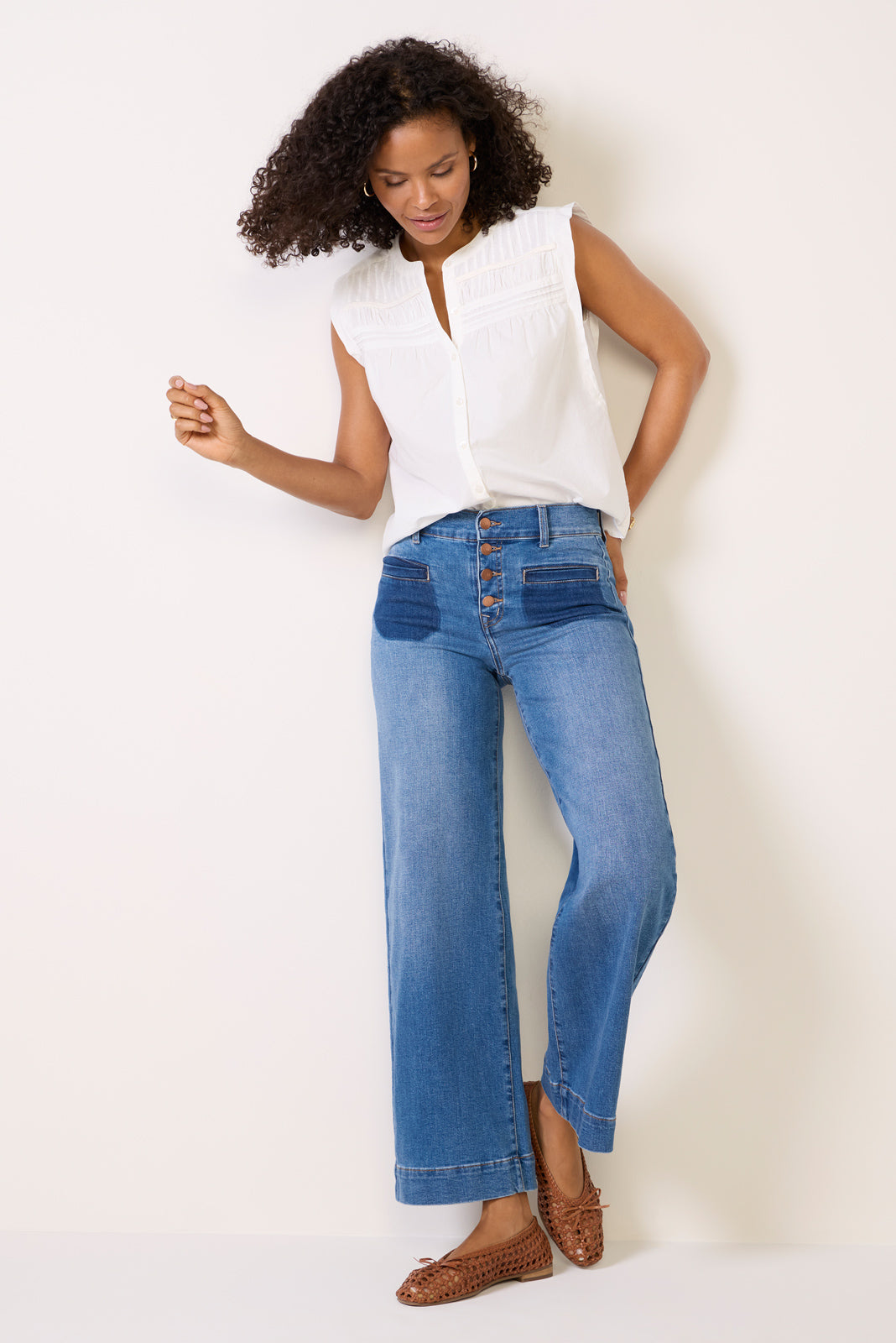 Alyssa Sleeveless Shirt