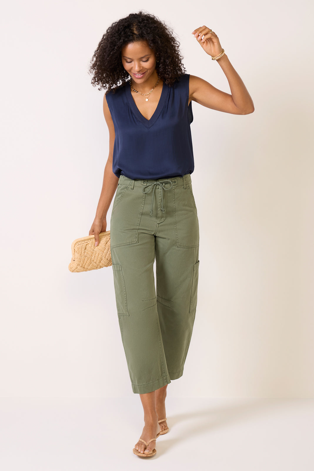 Silk Serenity V-Neck Tank
