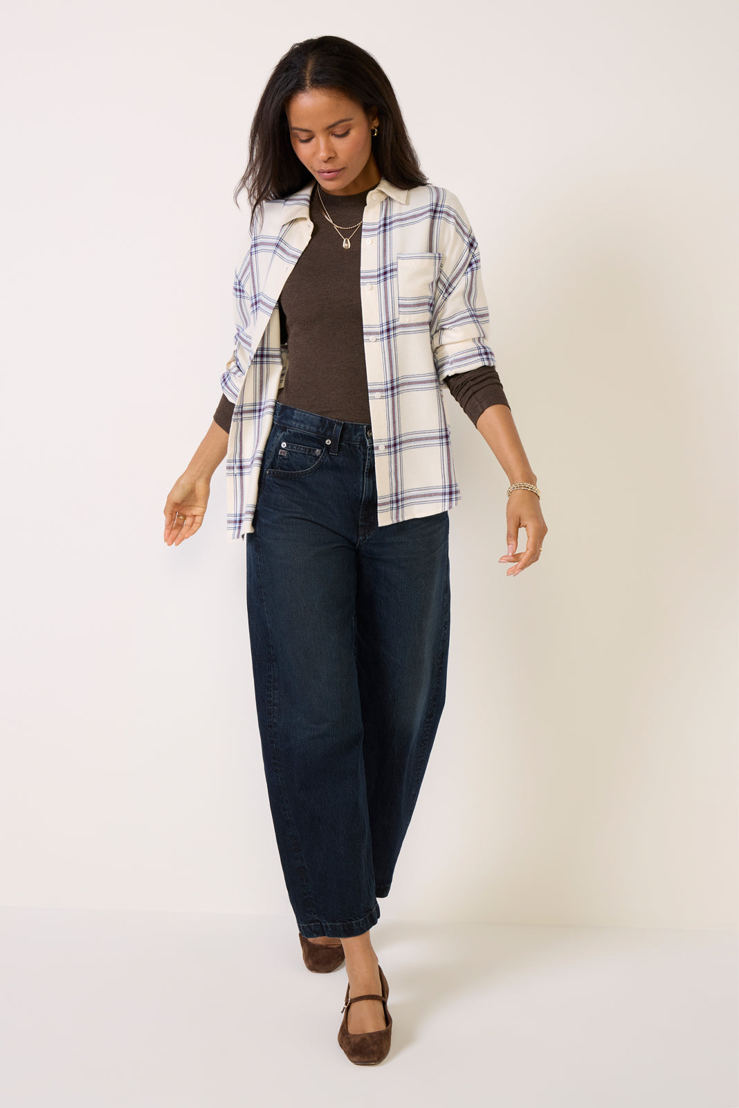 River Plaid Button Down