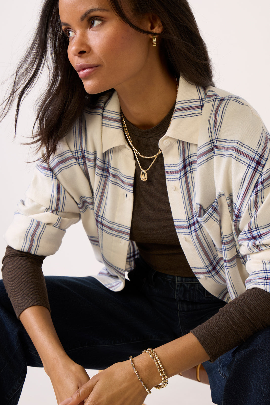 River Plaid Button Down