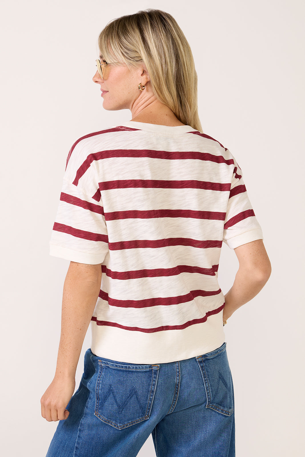 Kellen Seamed Banded Tee