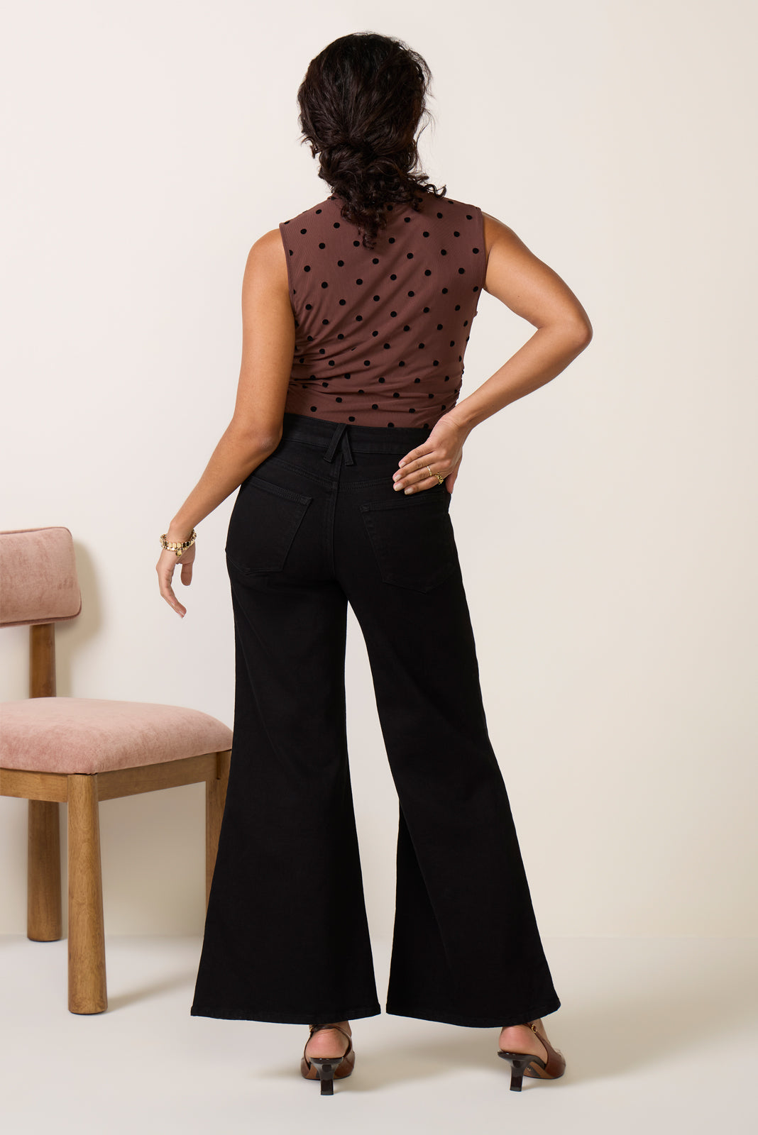 Petite Good Waist Palazzo Jeans