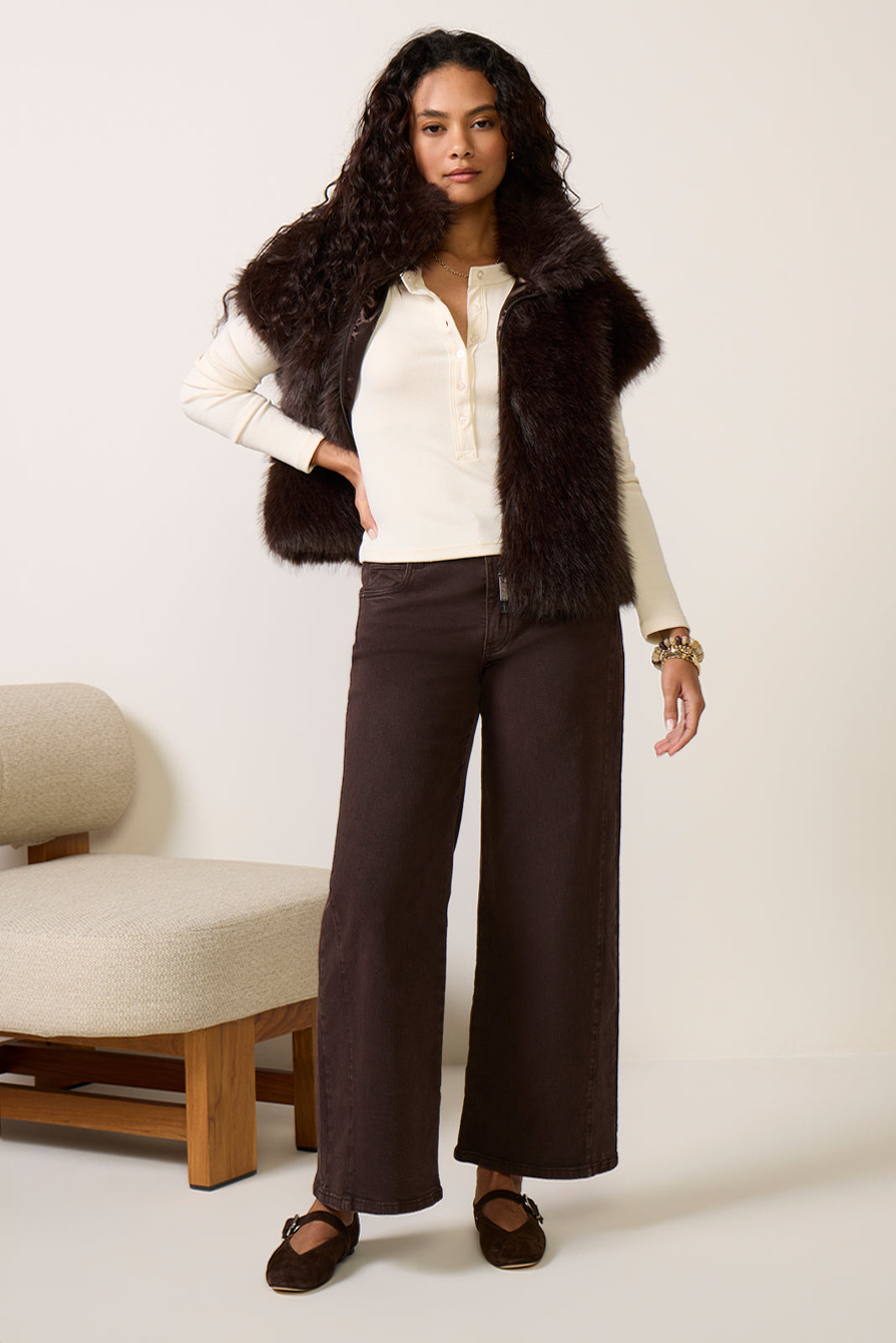 Petite Meg Wide Leg w Side Panel