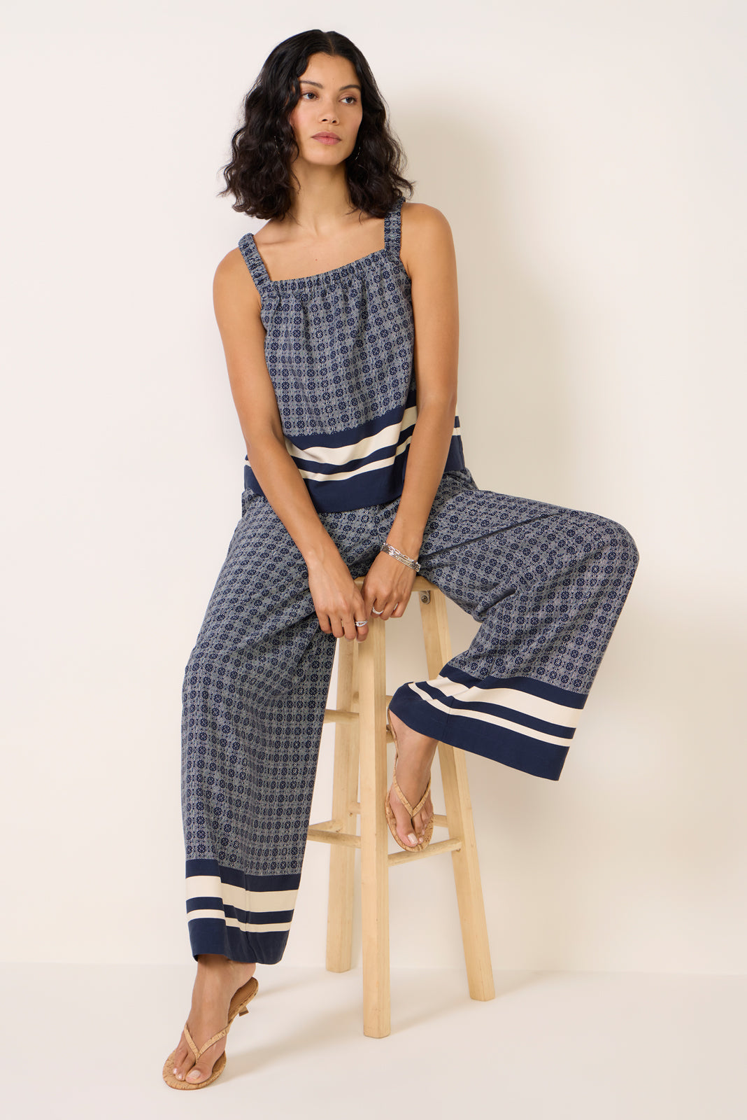 Bria Tile Print Cami