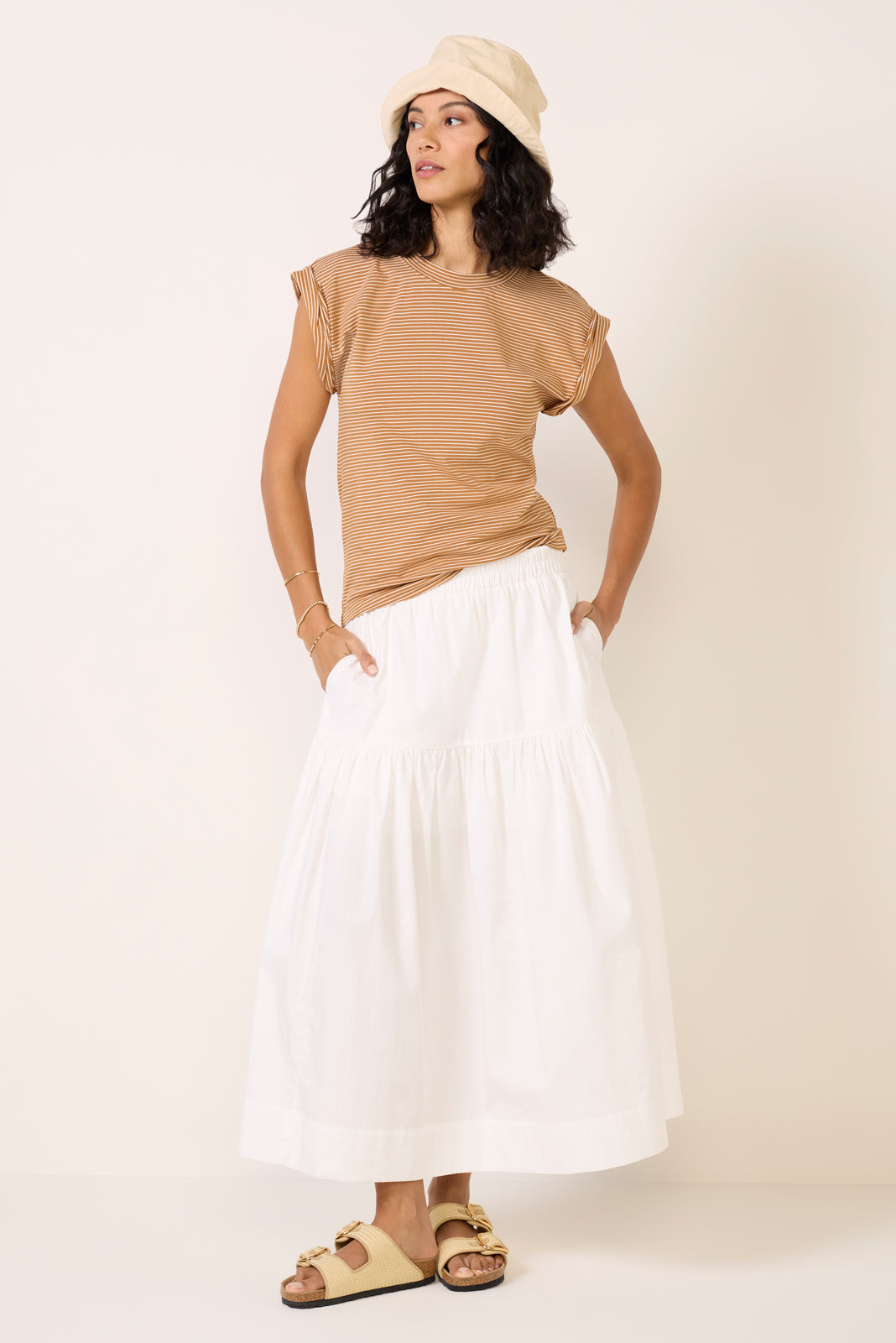 Olivia Rolled Sleeve Tee