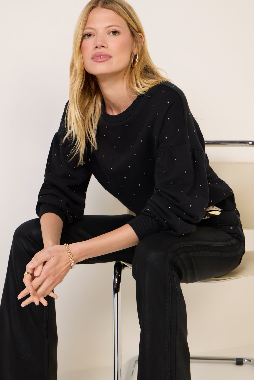 Tori Studded Sweatshirt