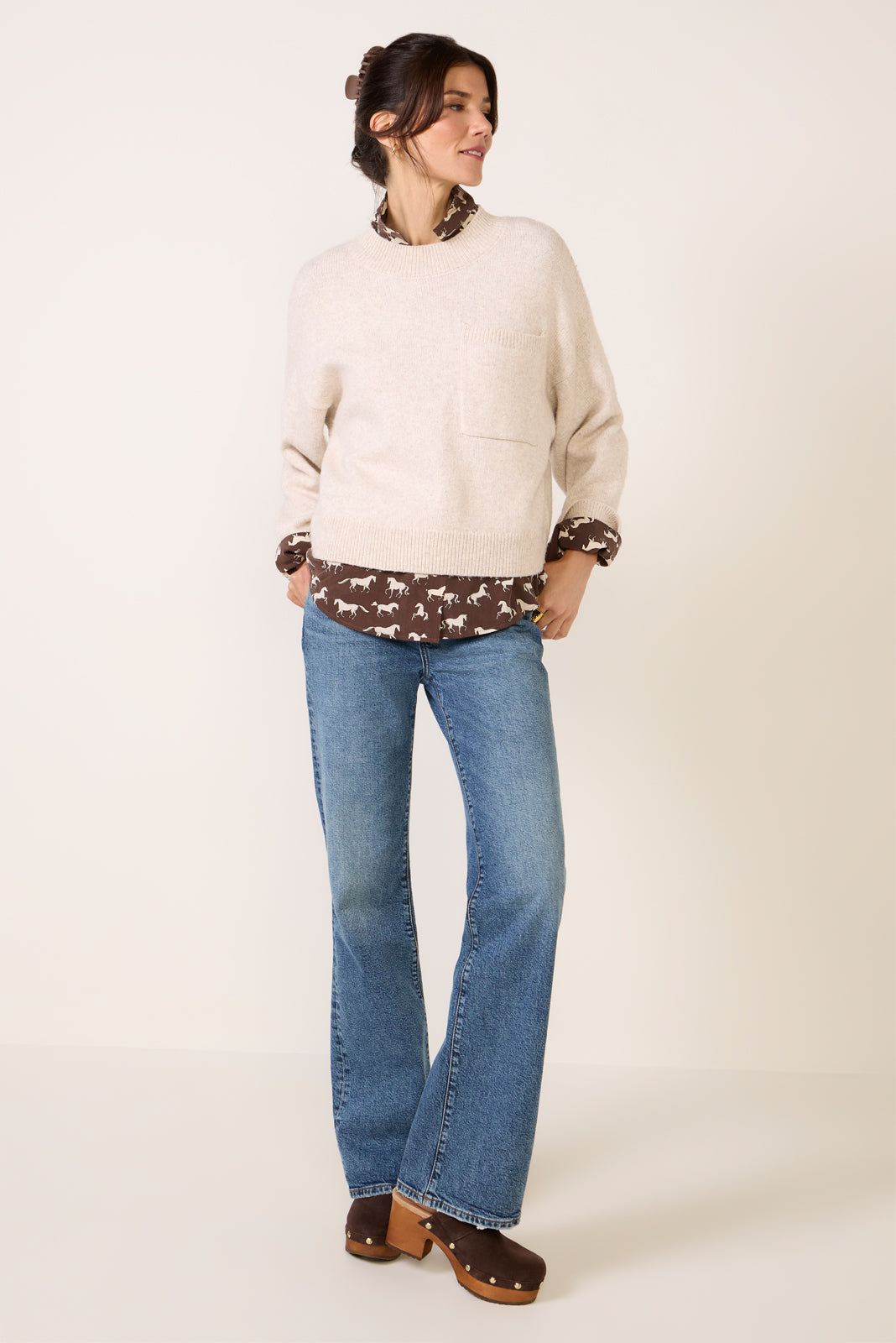 One Pocket Crew Sweater