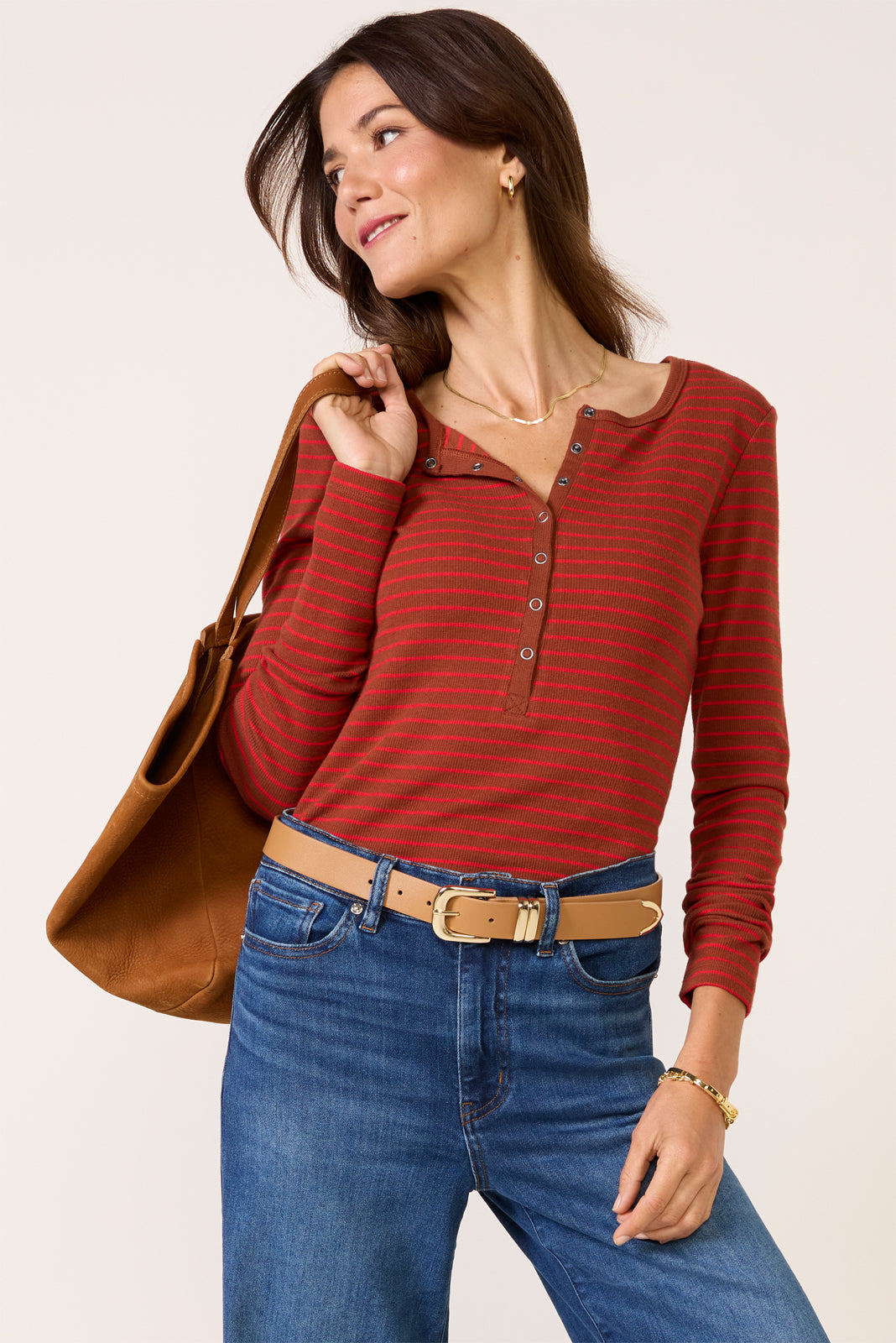 Stella Stripe Henley