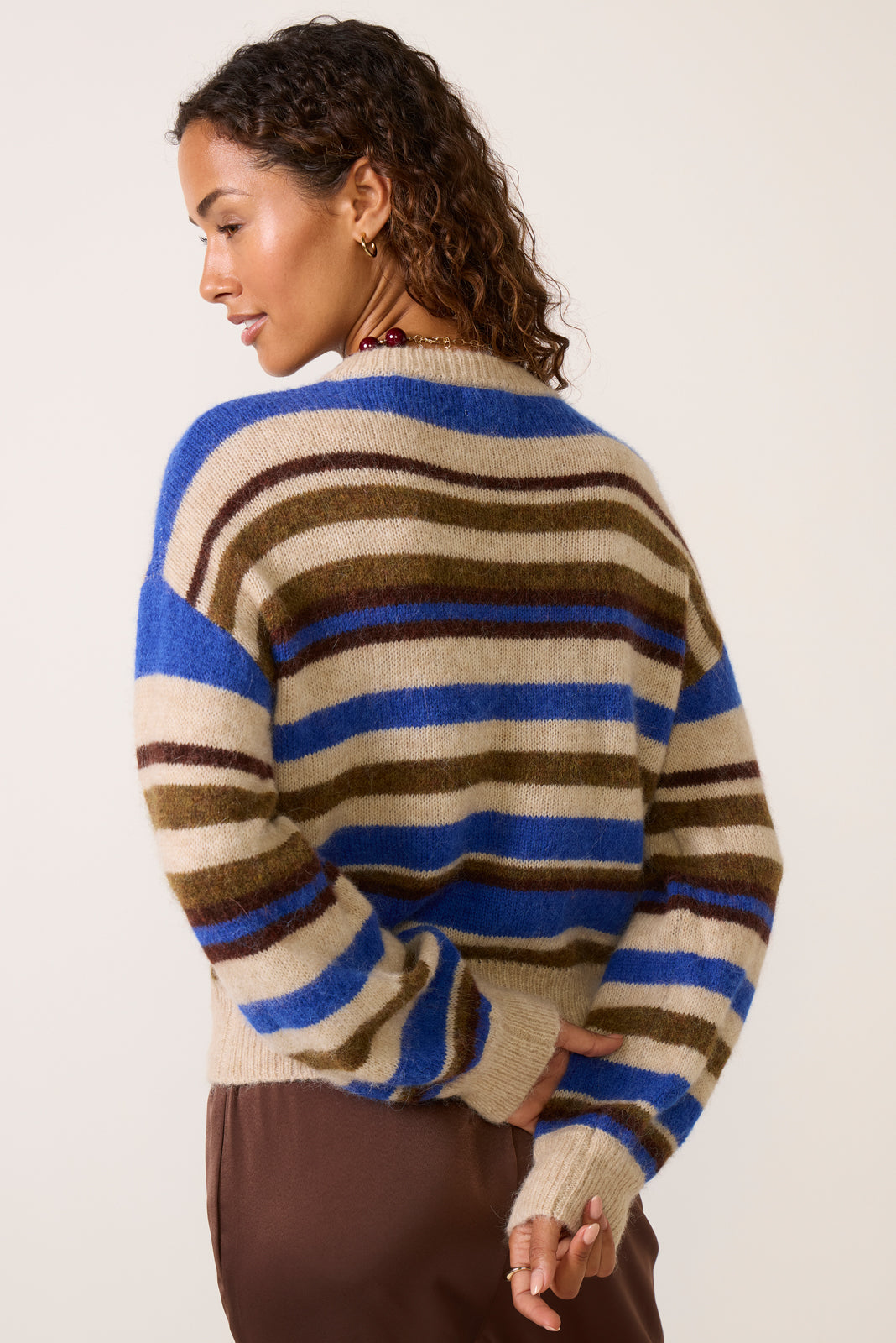 Maddy Multi Stripe Wool Pullover