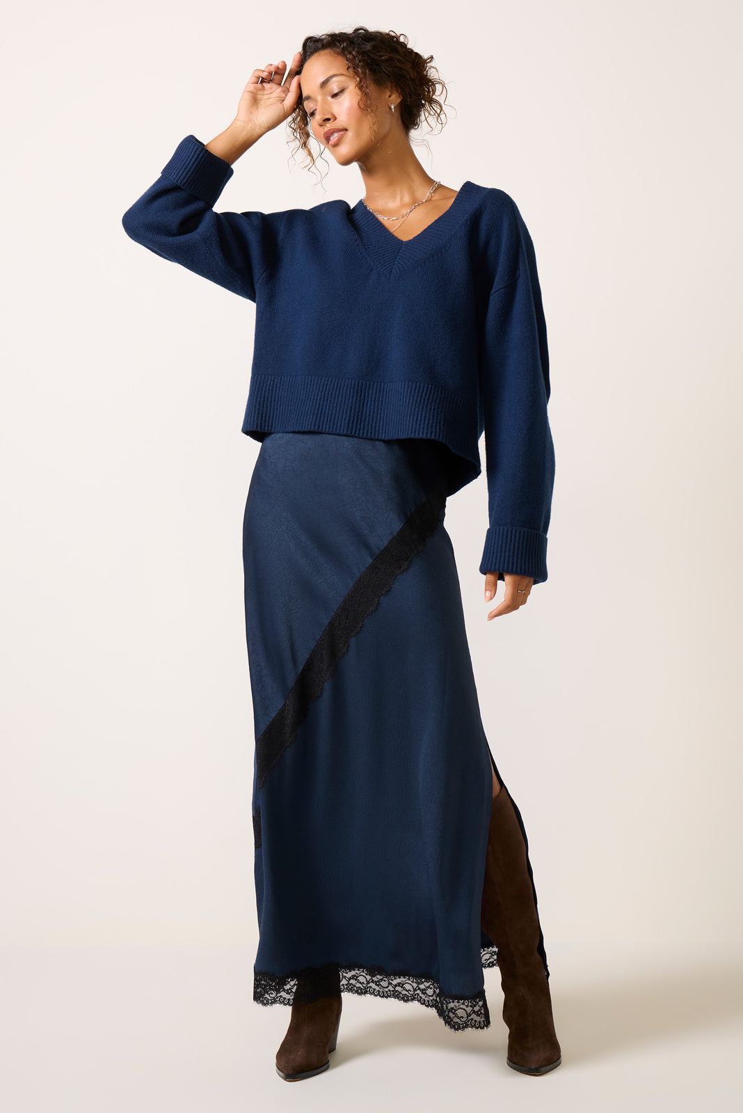 Vivienne Lace Maxi Skirt