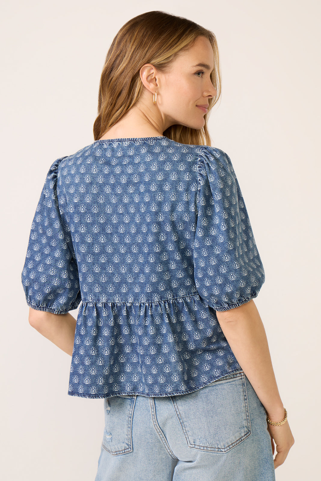 Lucille Tie Front Blouse