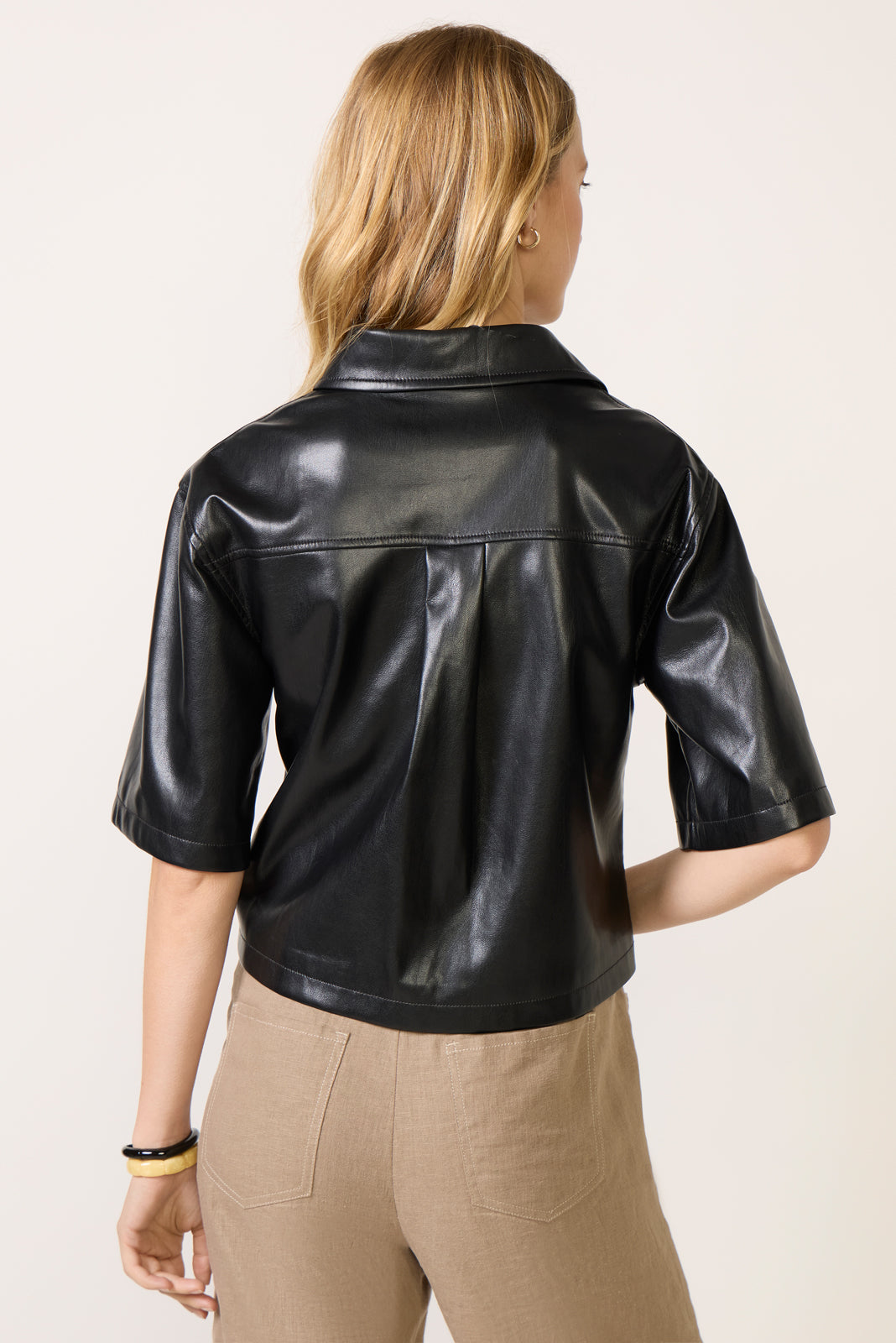 Clara Vegan Leather Jacket