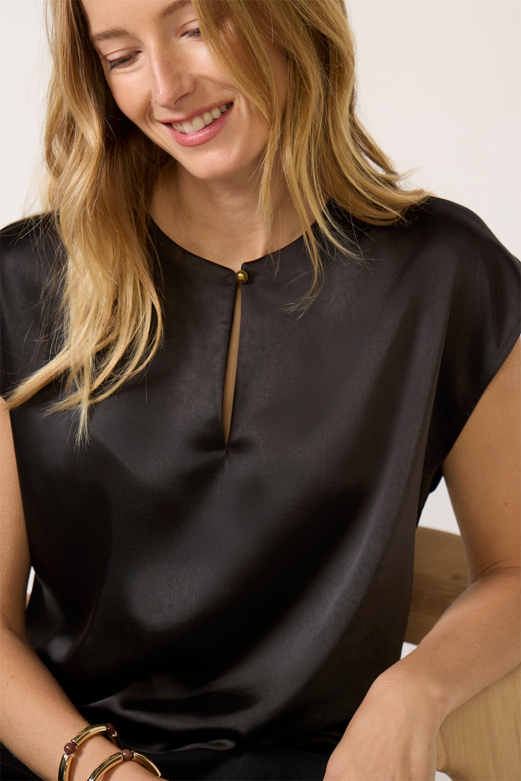 Elisa Satin Blouse