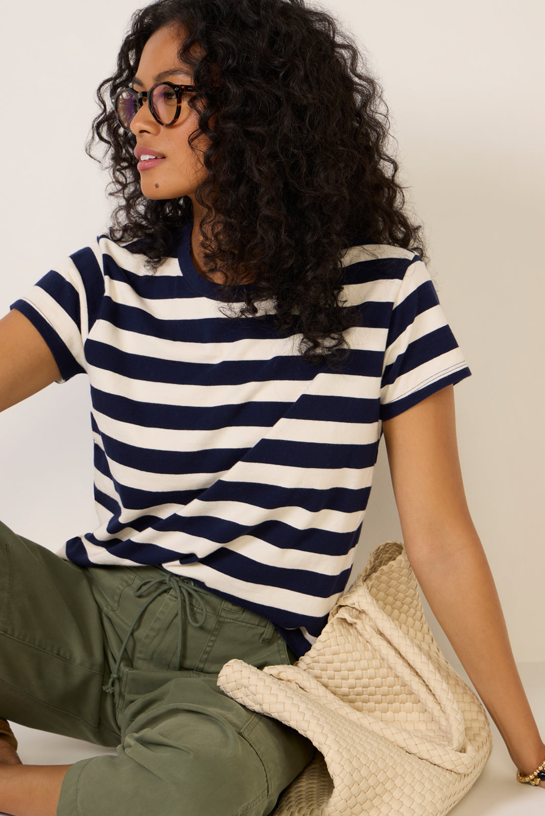 Anais Stripe Tee