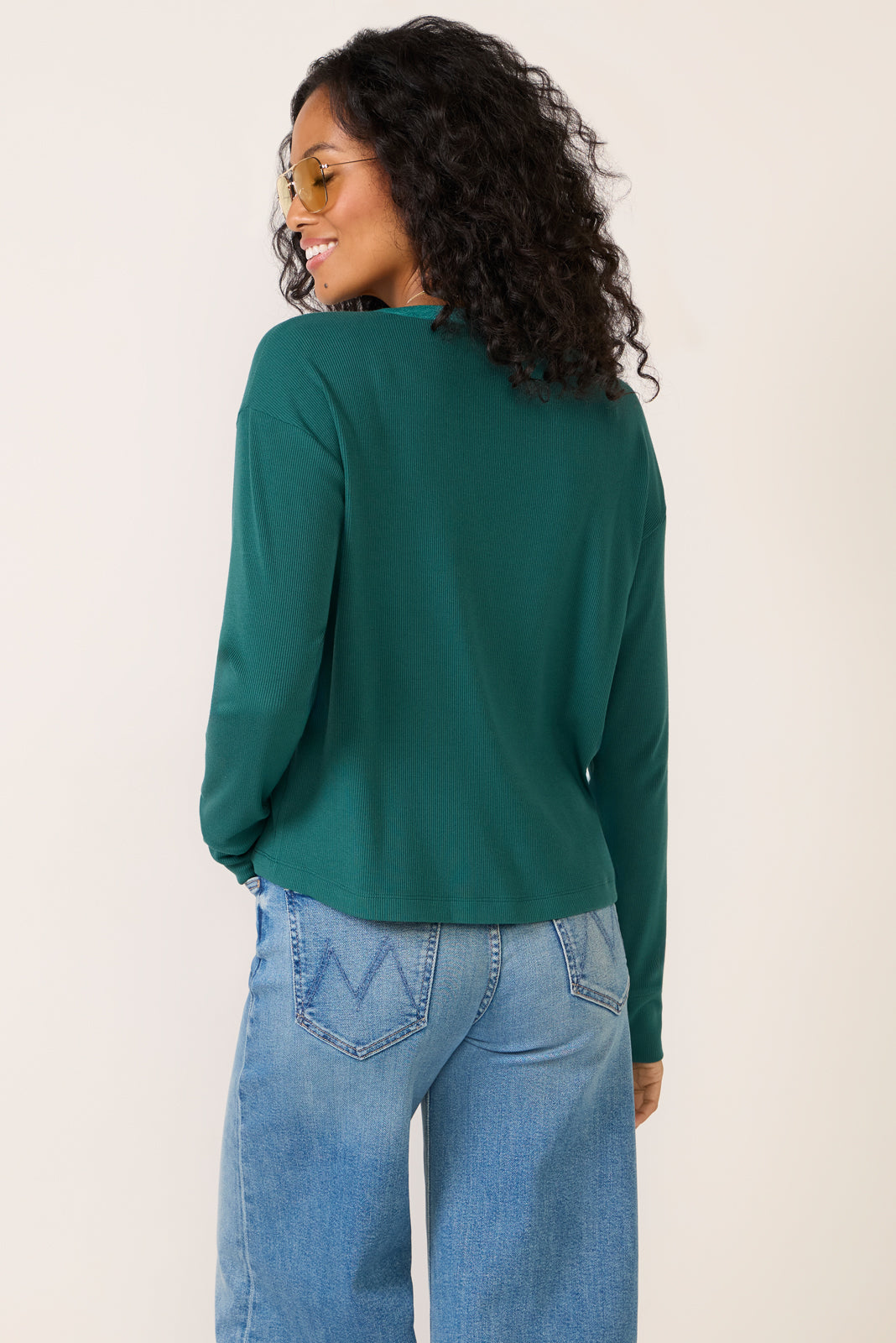 Bex Split Neck Top