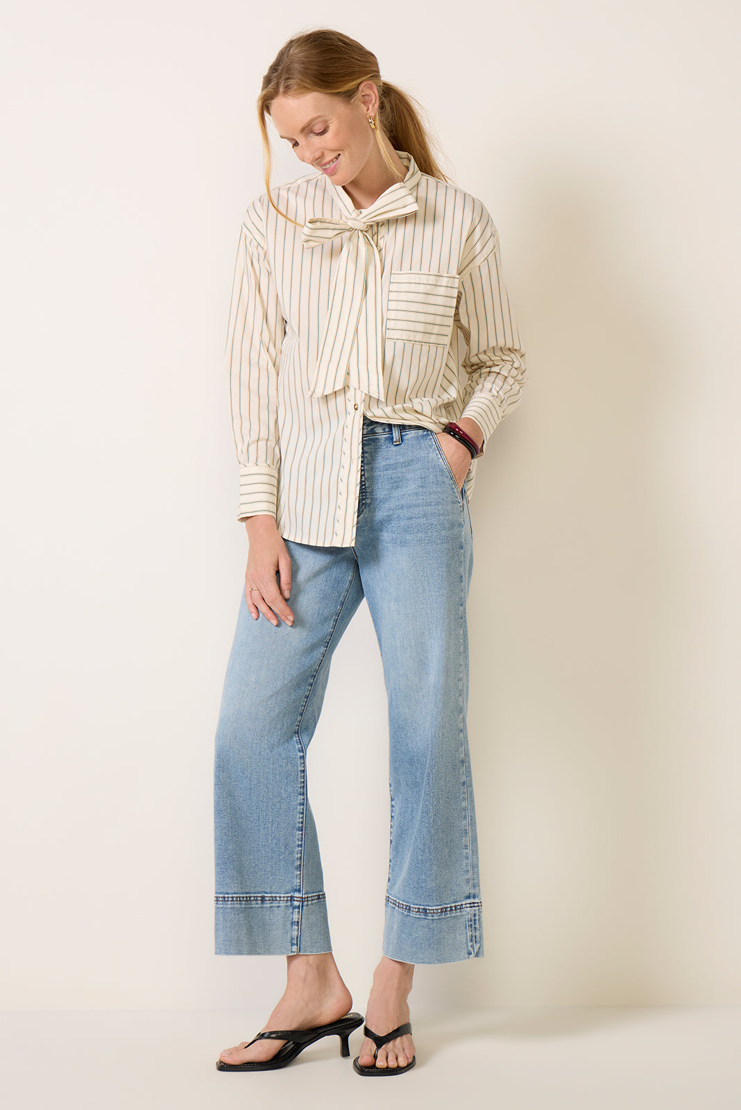 Danica Oversized Stripe Shirt