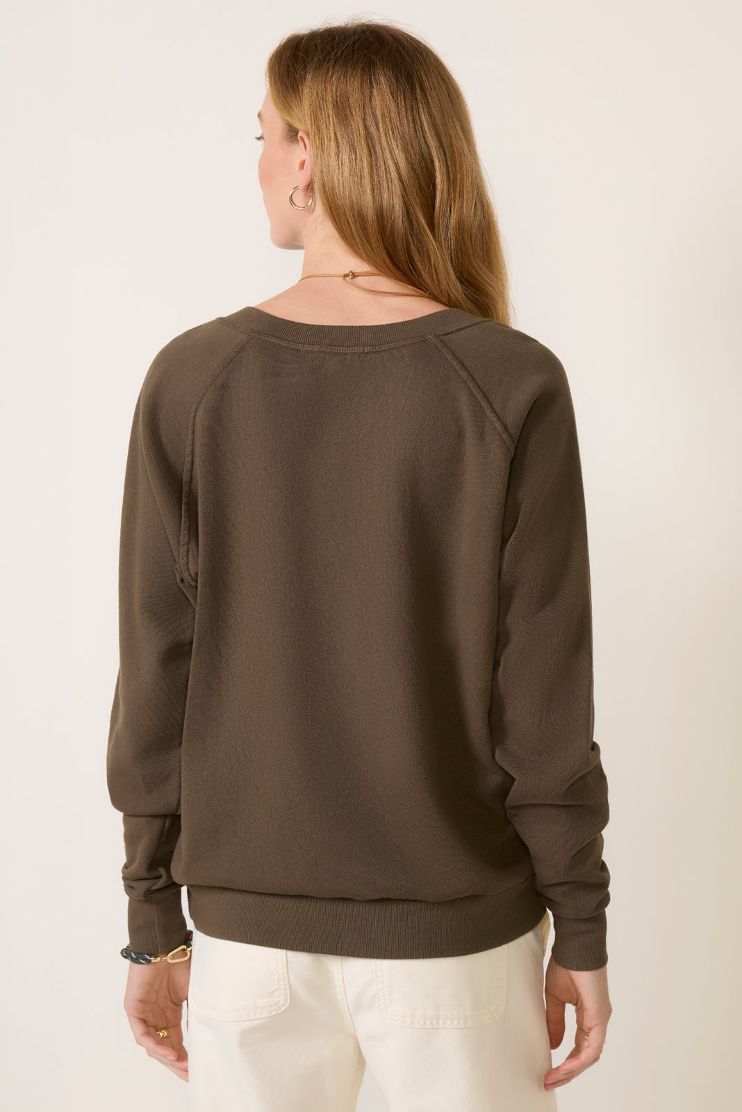 Sinead Relaxed V Neck Sweatshirt