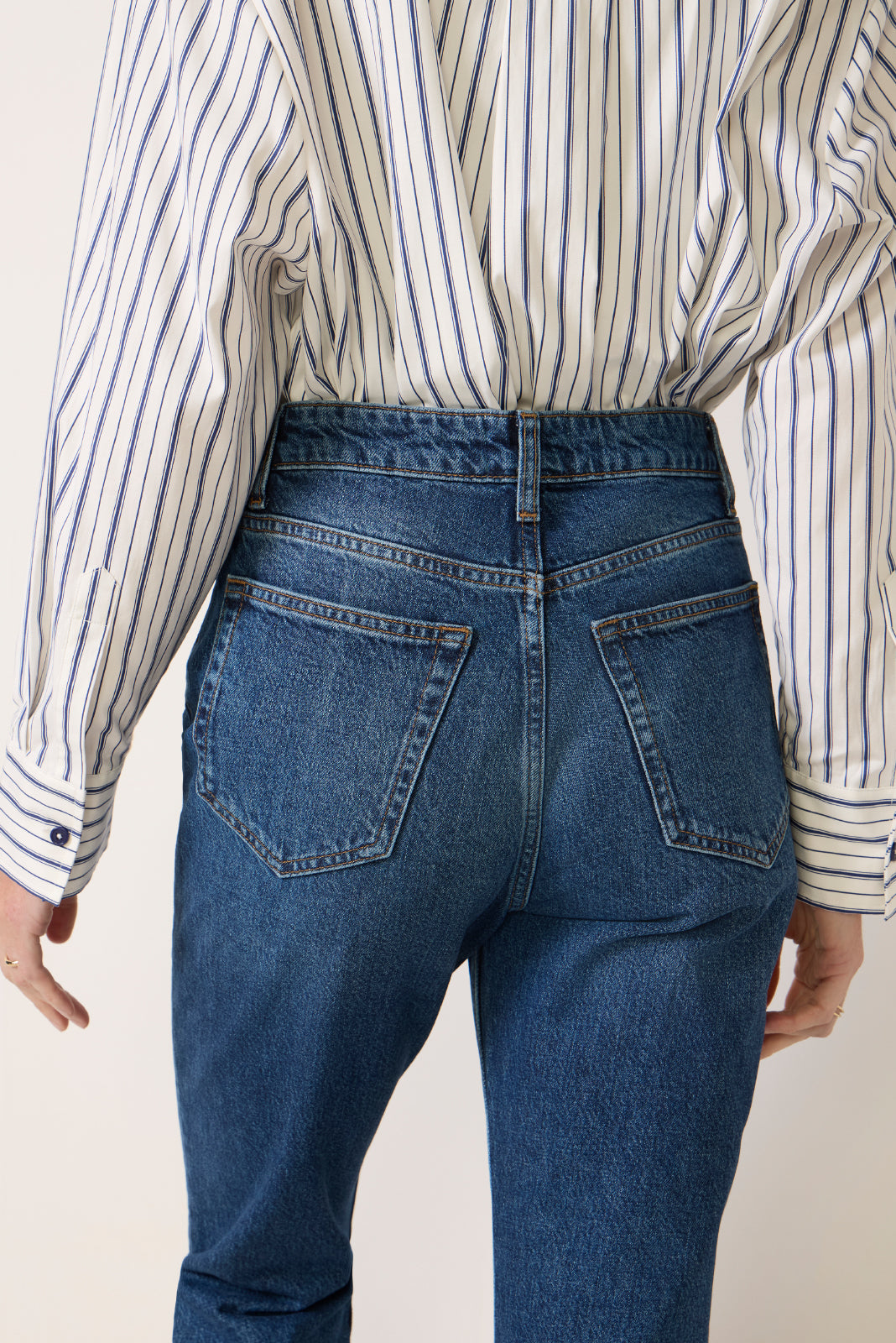 Cynthia High Rise Straight Jeans