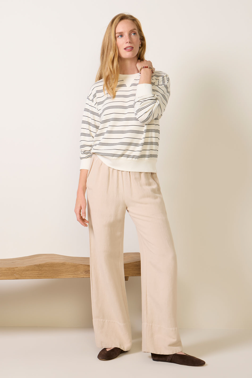 Stand Out Stripe Sweatshirt