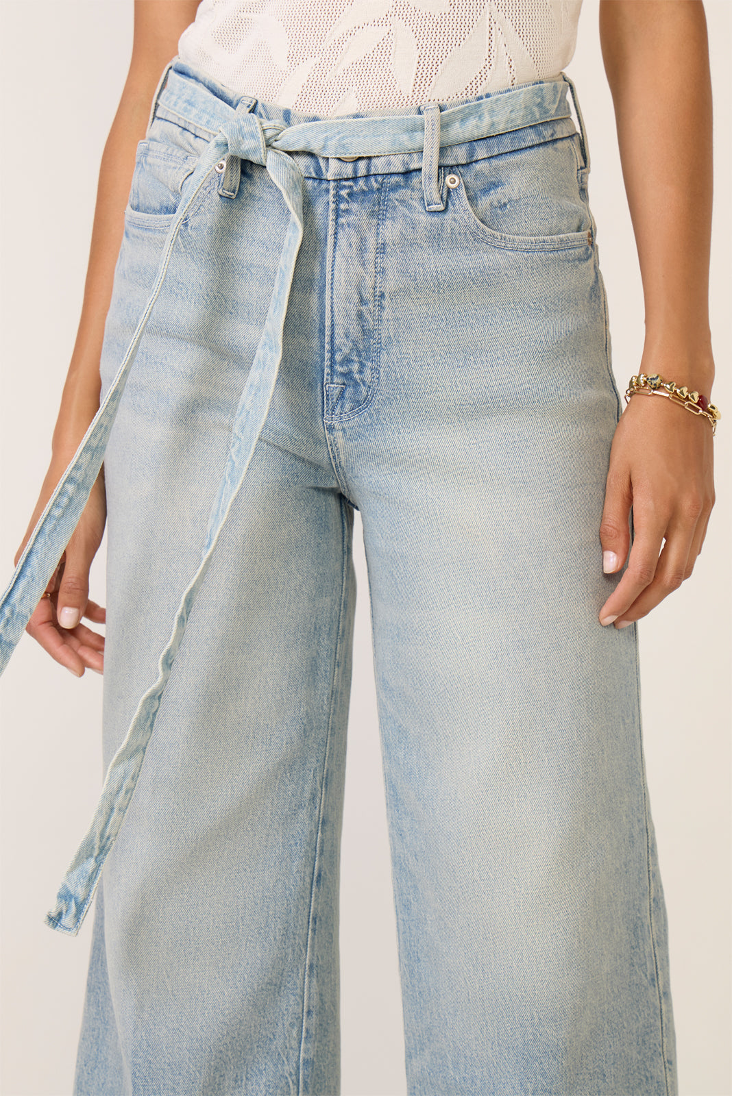 Good Waist Palazzo Crop Jean