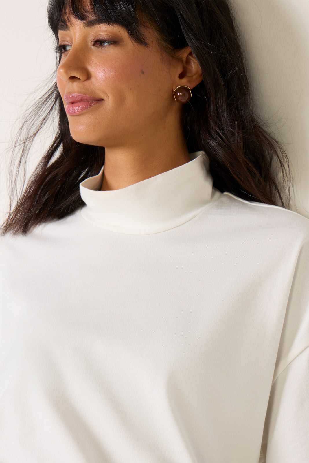 Josie Relaxed Mockneck Tee
