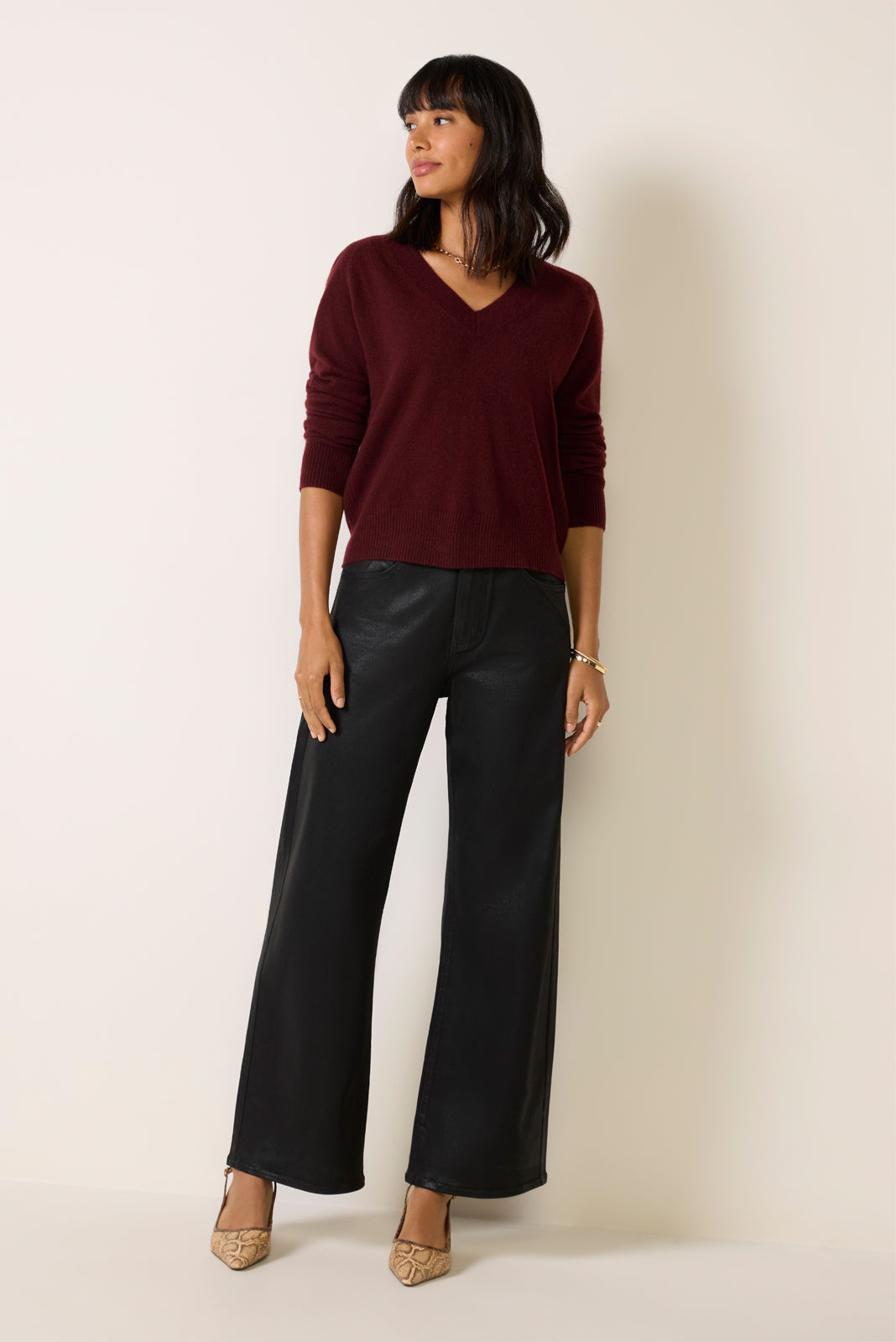 Juliet Cashmere V Neck Sweater