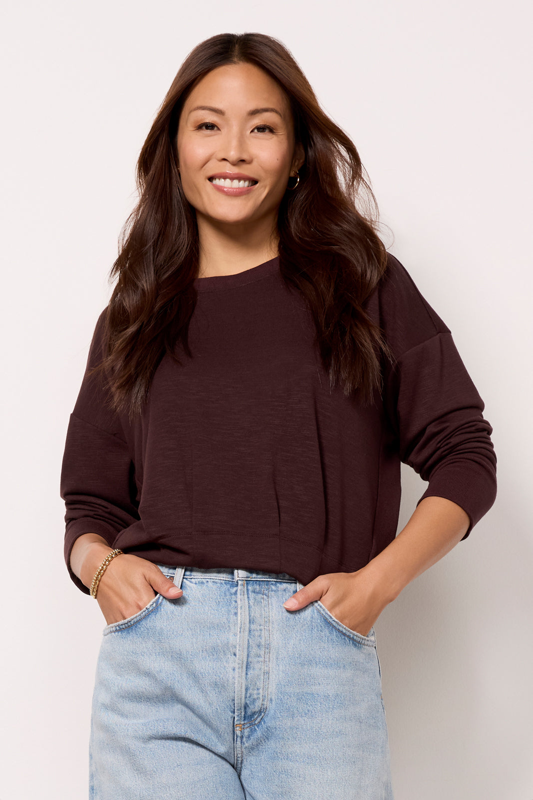 Baylor Slub Corset Top - Main Image