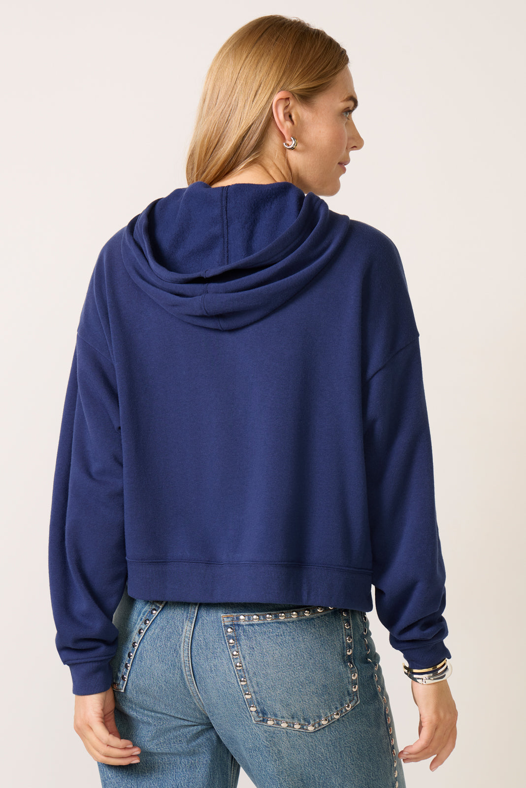 Cowboys Oversized Crop Hoodie