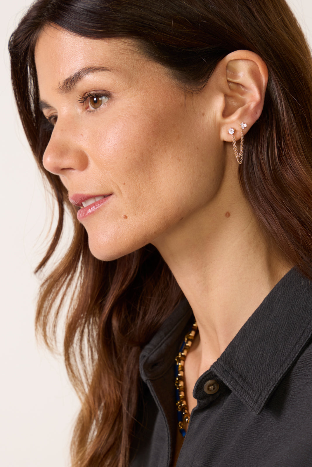 Keely Double Chain Earring